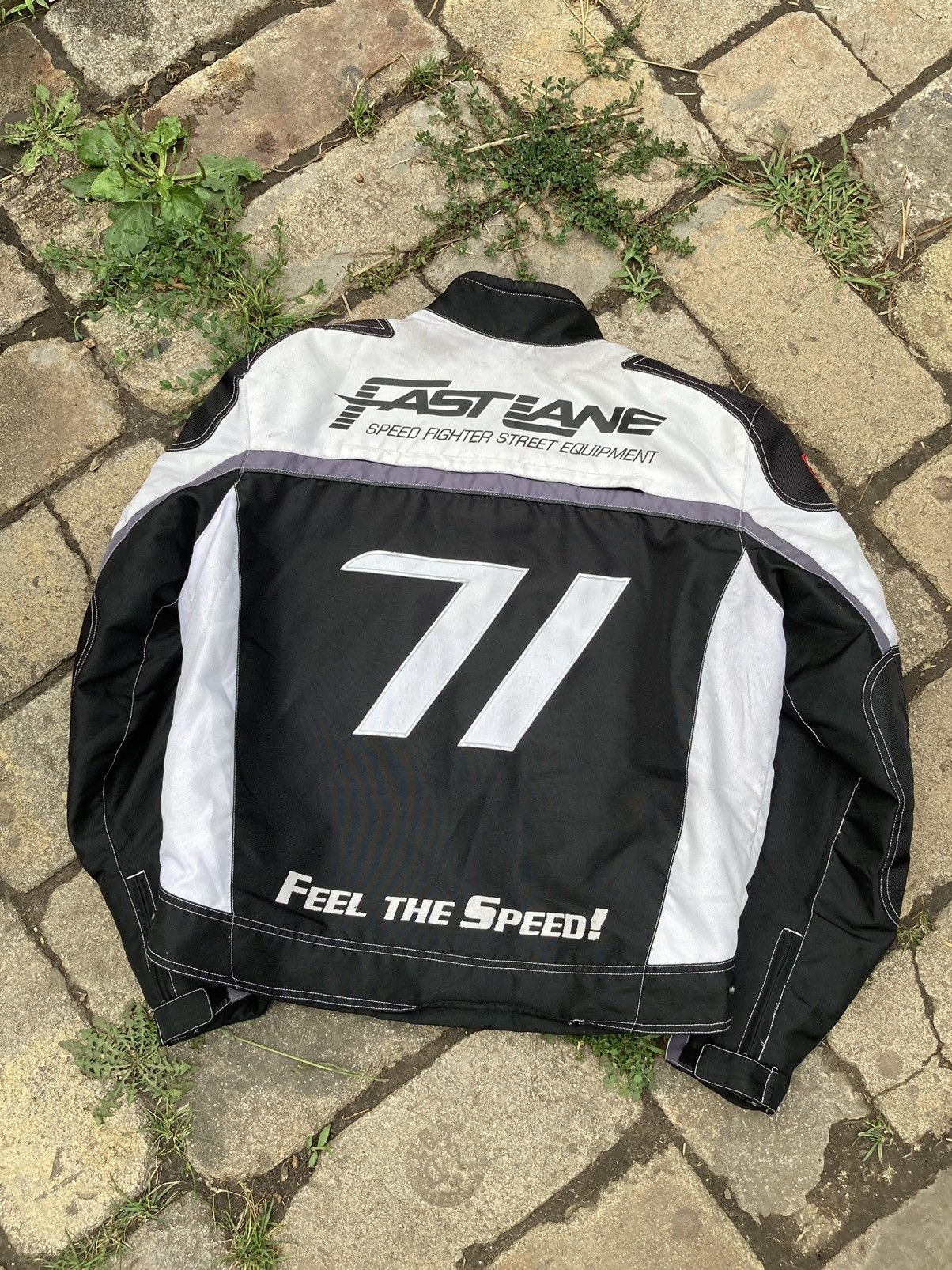 Vintage Vintage Fast Lane Speed Fighter black racing jacket Size US XL / EU 56 / 4 - 2 Thumbnail