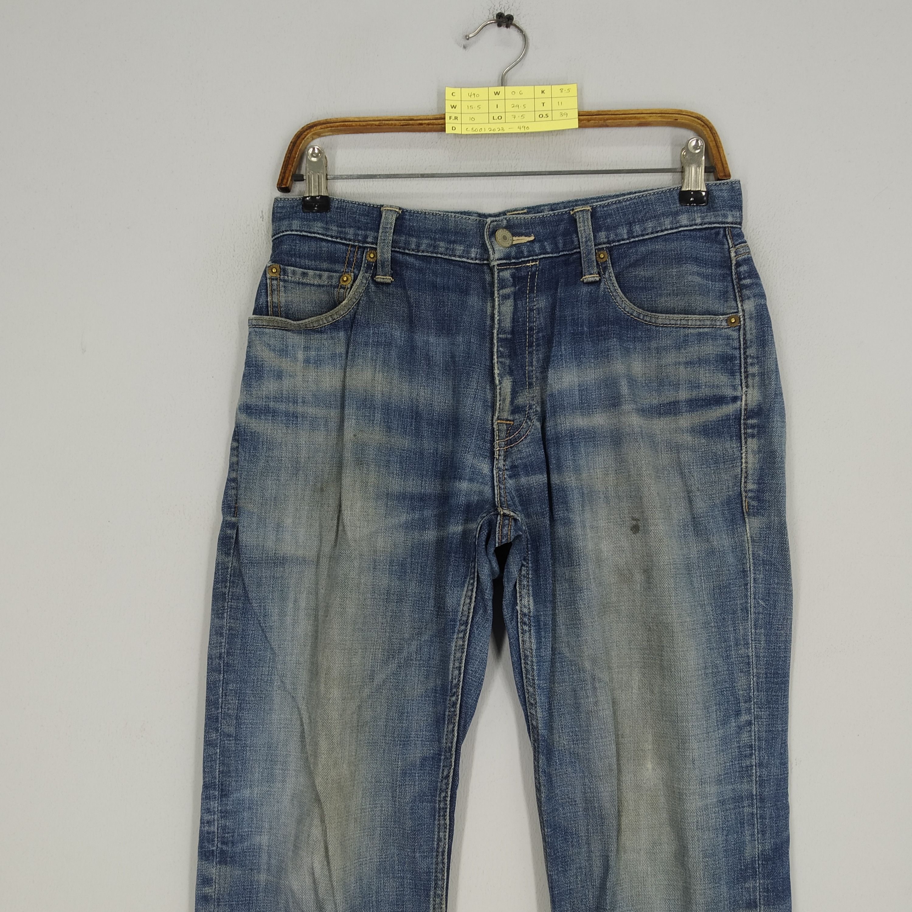 Denime Vintage Eddie Bauer Denim Jeans Stonewash Jeans Blue Denim Size US 31 - 3 Thumbnail