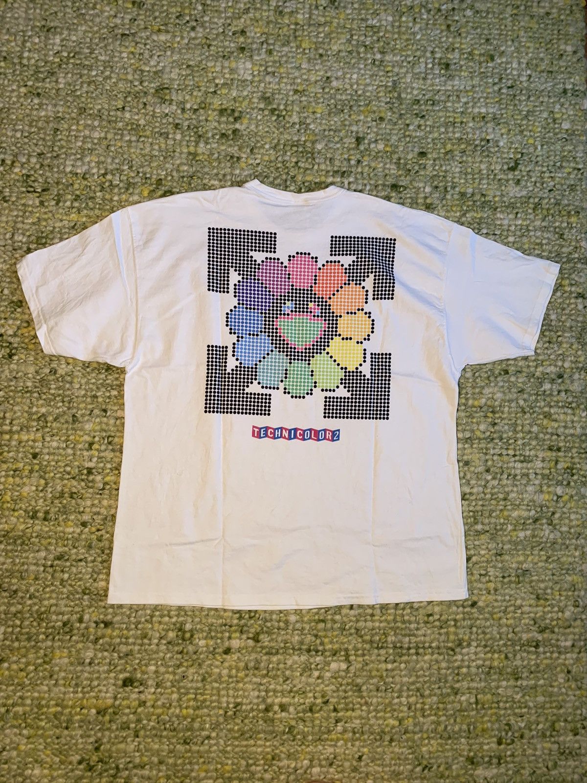 Off White Takashi Murakami x Virgil Abloh Technicolor 2 Rare Shirt Xl Grailed