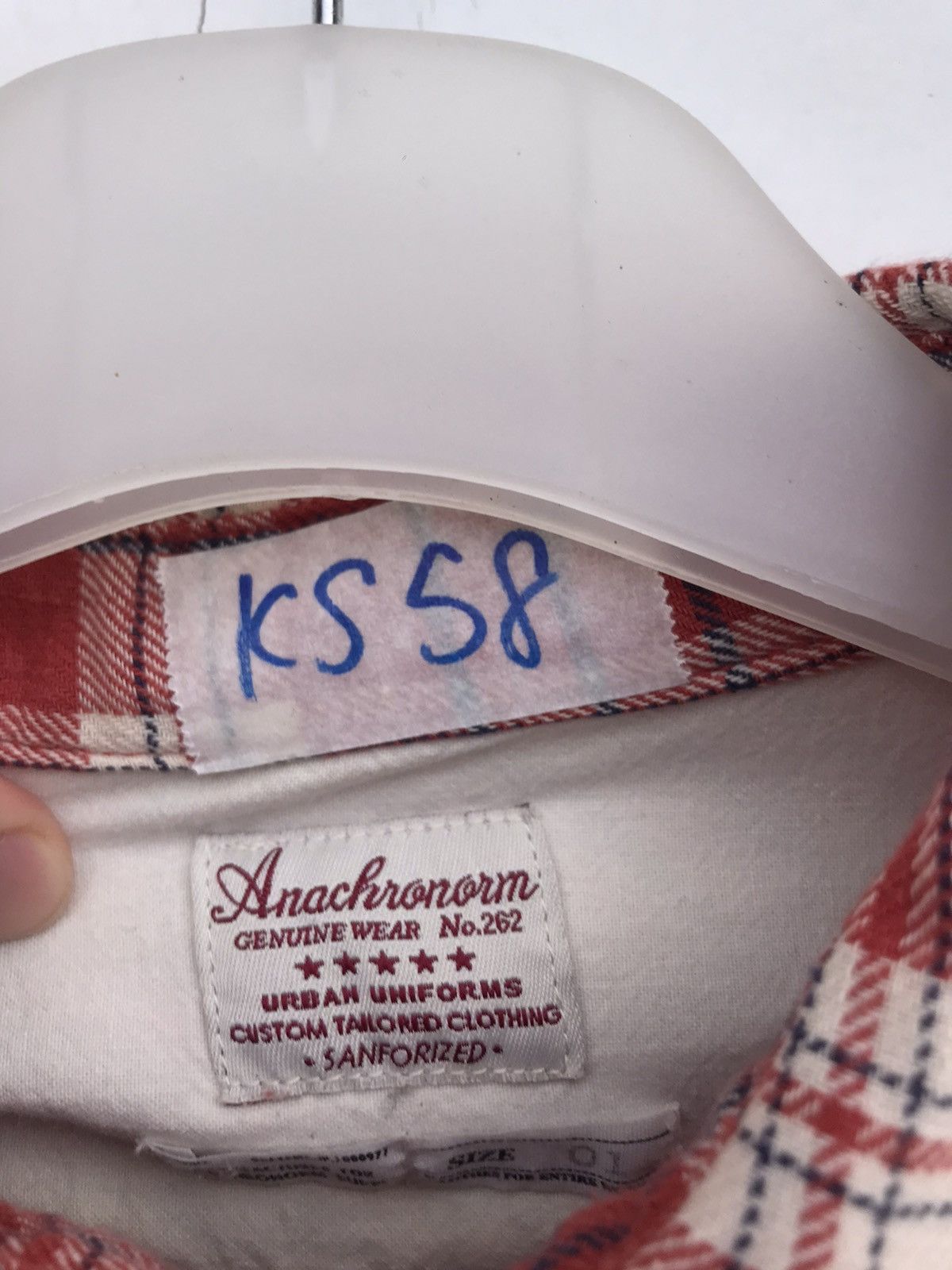 ANACHRONORM Anachronorm Plaid Flannel Shirt Size US S / EU 44-46 / 1 - 4 Thumbnail