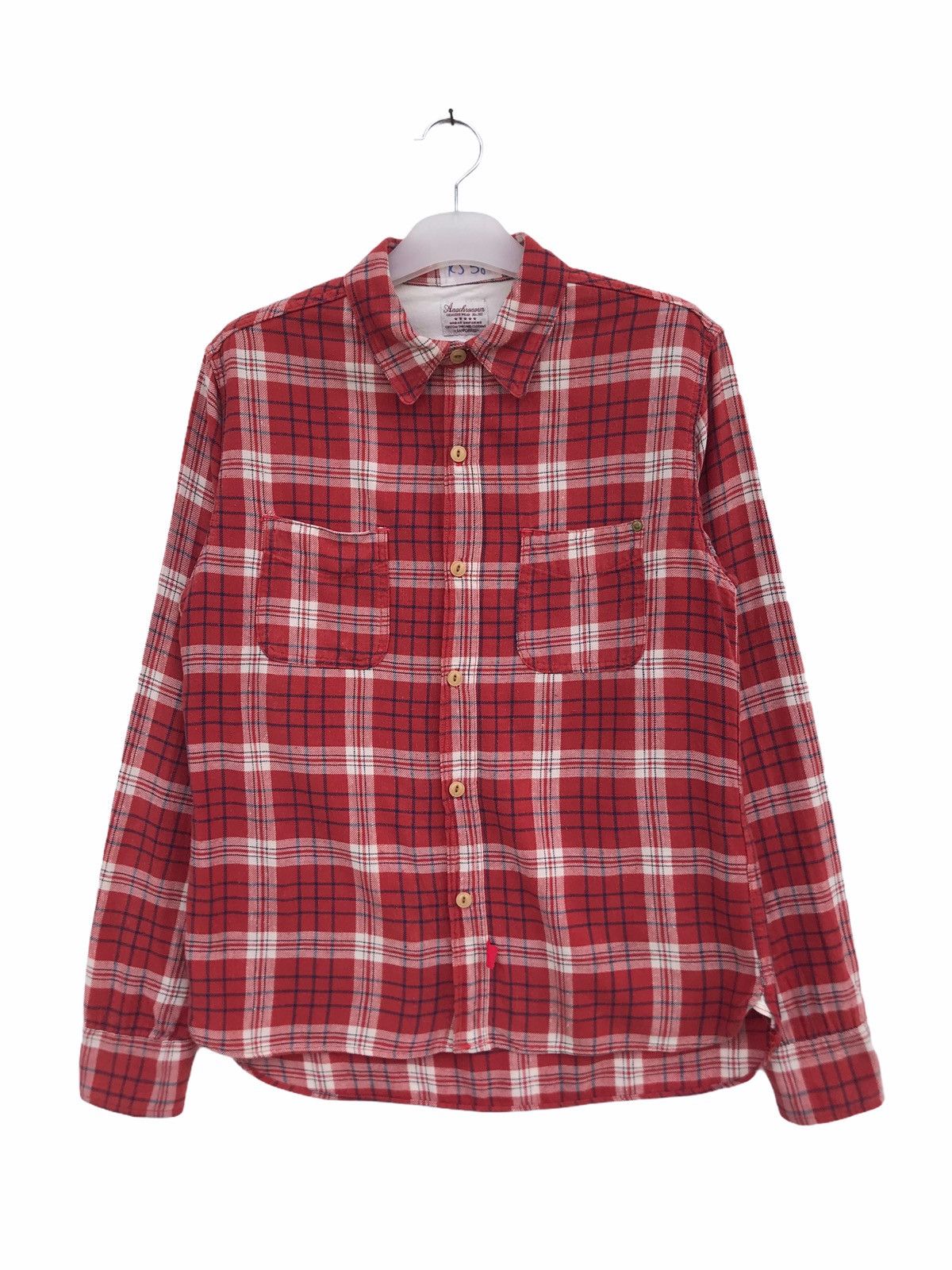 ANACHRONORM Anachronorm Plaid Flannel Shirt Size US S / EU 44-46 / 1 - 1 Thumbnail