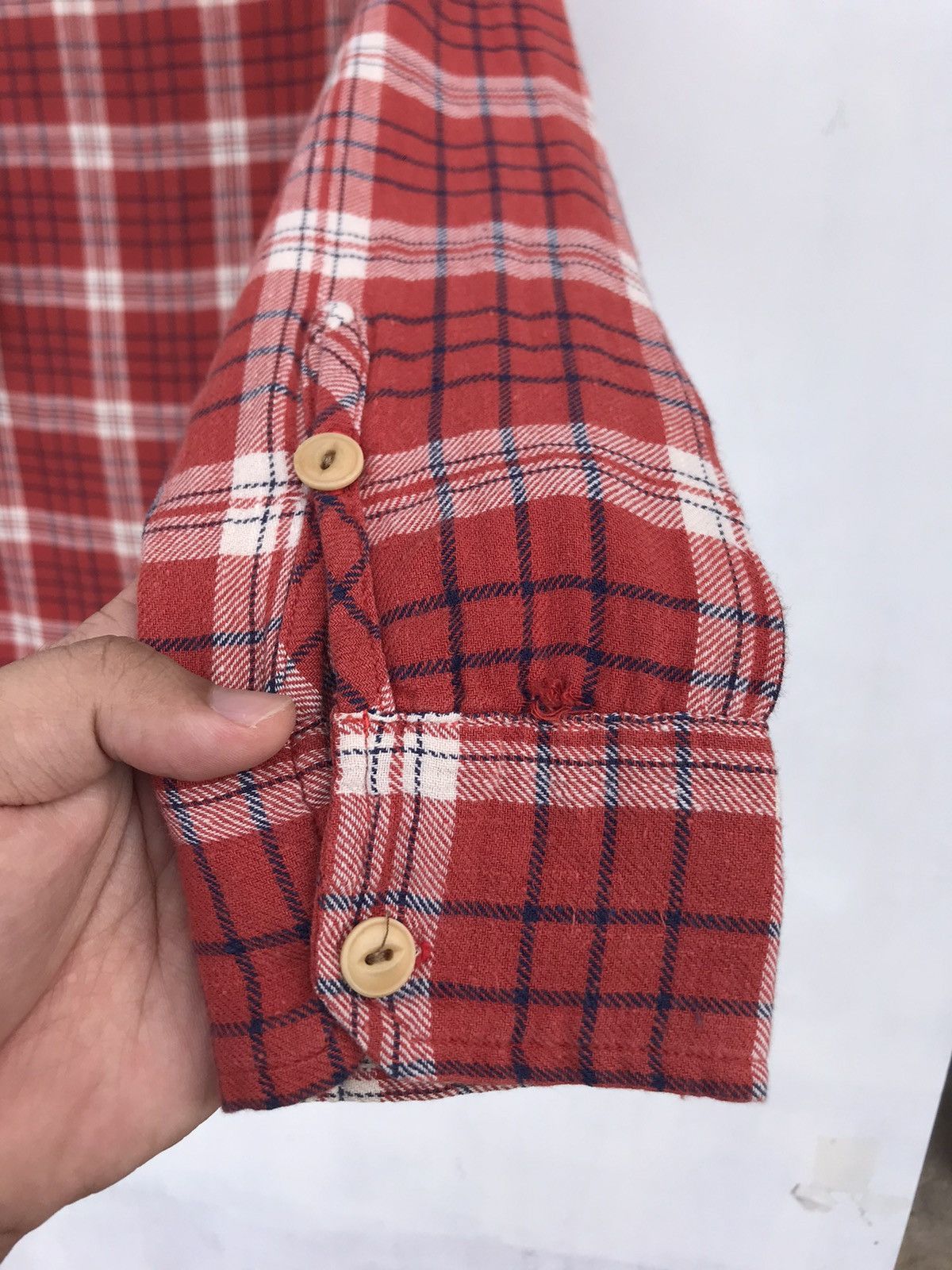 ANACHRONORM Anachronorm Plaid Flannel Shirt Size US S / EU 44-46 / 1 - 7 Thumbnail
