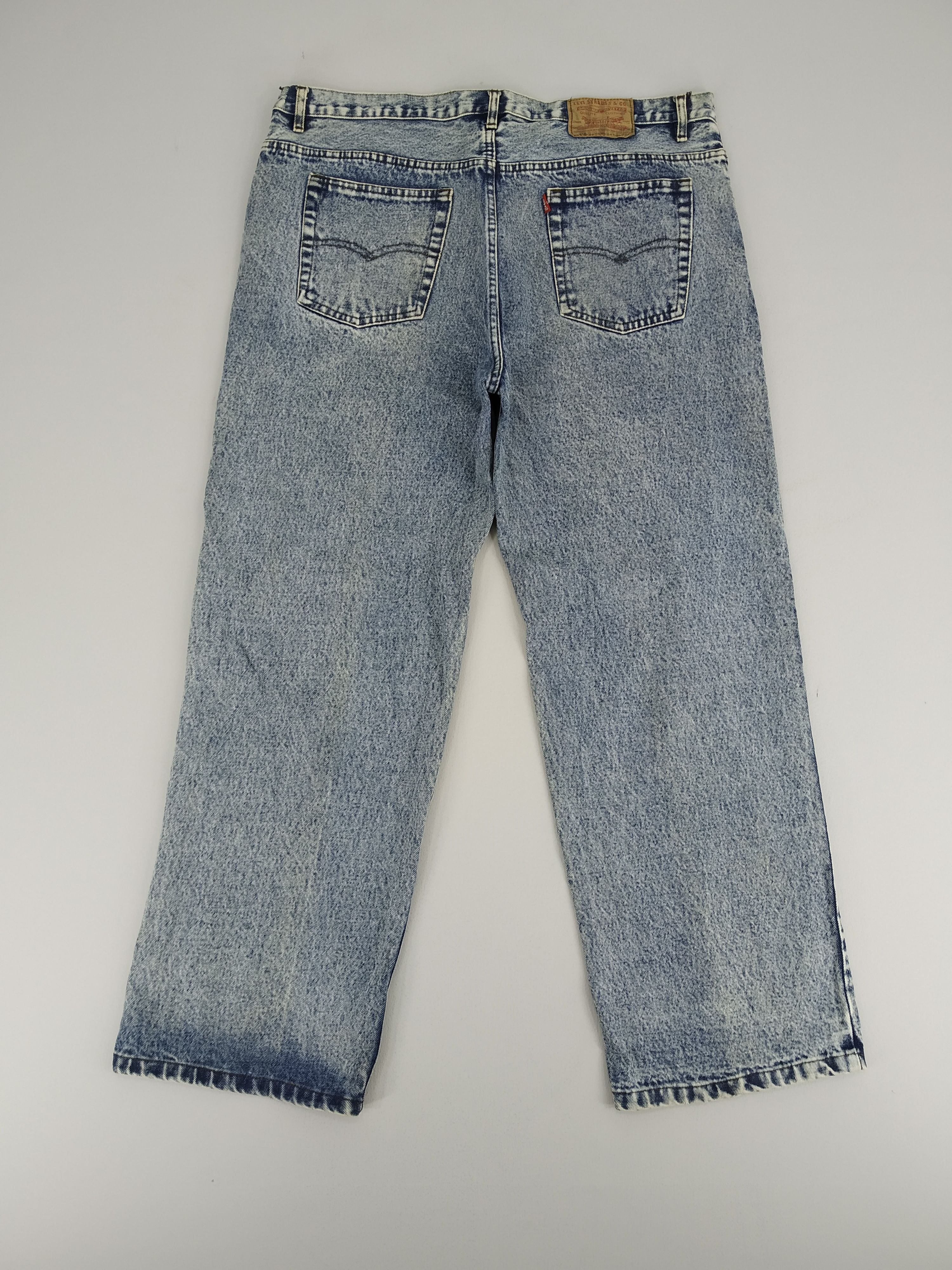 image of Denime x Levis Size 40 Levi's 518 Dirty Stone Wash Denim Jeans Retro Jeans in Stonewash Blue, Men's