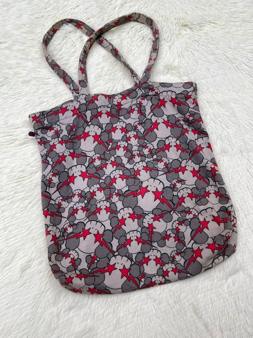 Bape × Kaws Bape Bathing Ape x Kaws Skullsta Tote Bag Size ONE SIZE - 9 Thumbnail