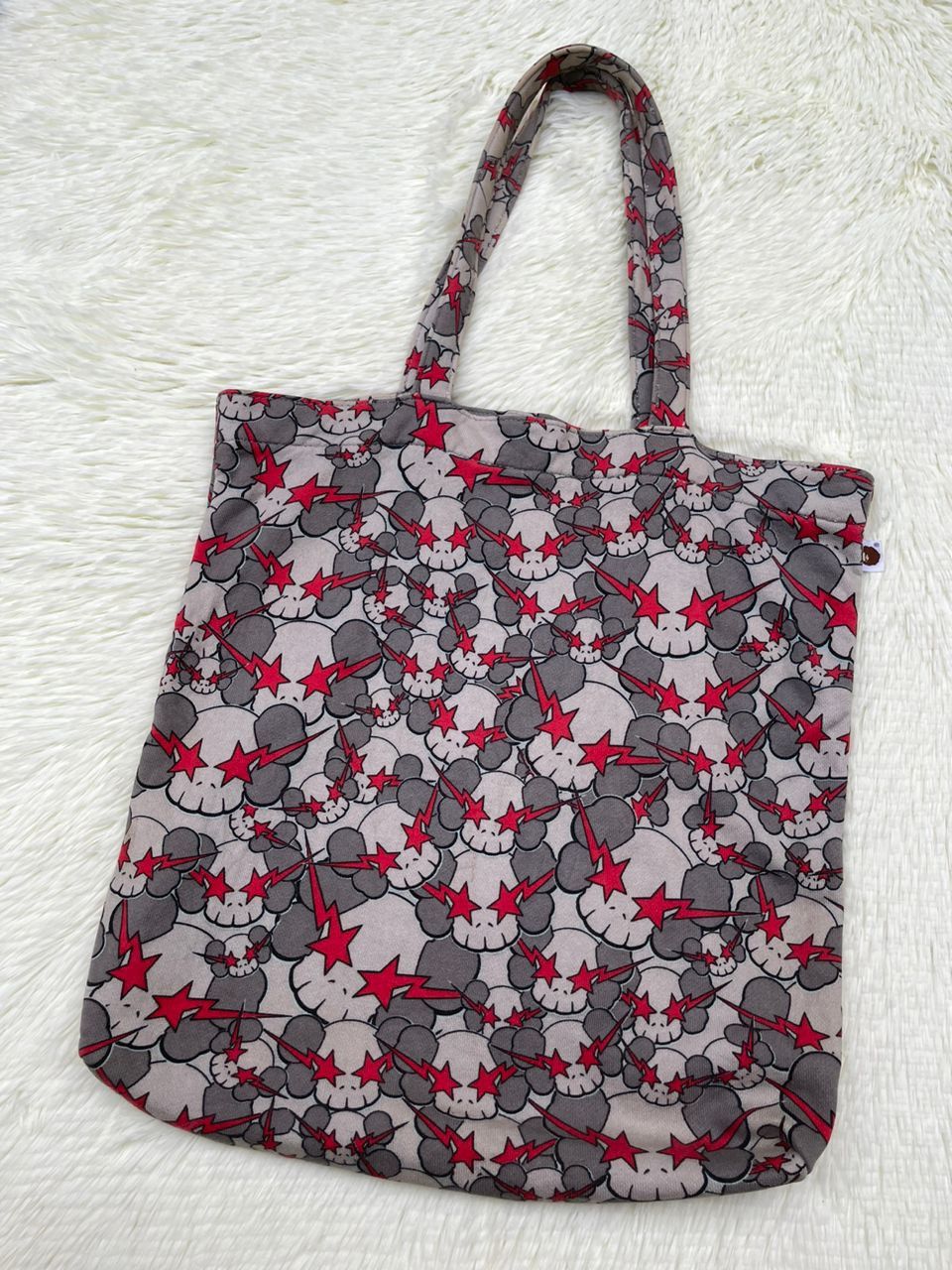 Bape × Kaws Bape Bathing Ape x Kaws Skullsta Tote Bag Size ONE SIZE - 3 Thumbnail