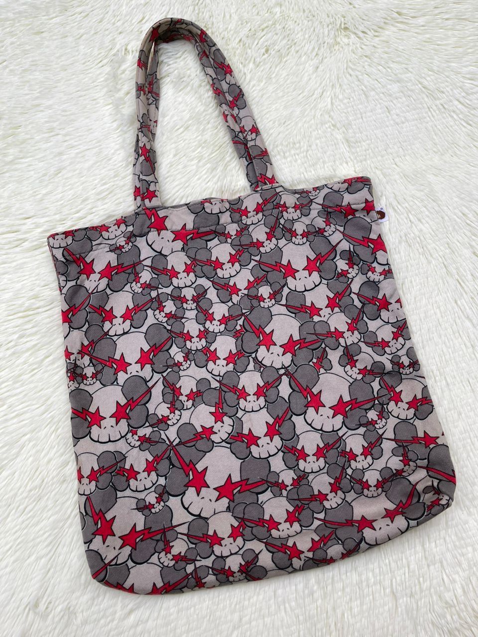 Bape × Kaws Bape Bathing Ape x Kaws Skullsta Tote Bag Size ONE SIZE - 2 Thumbnail