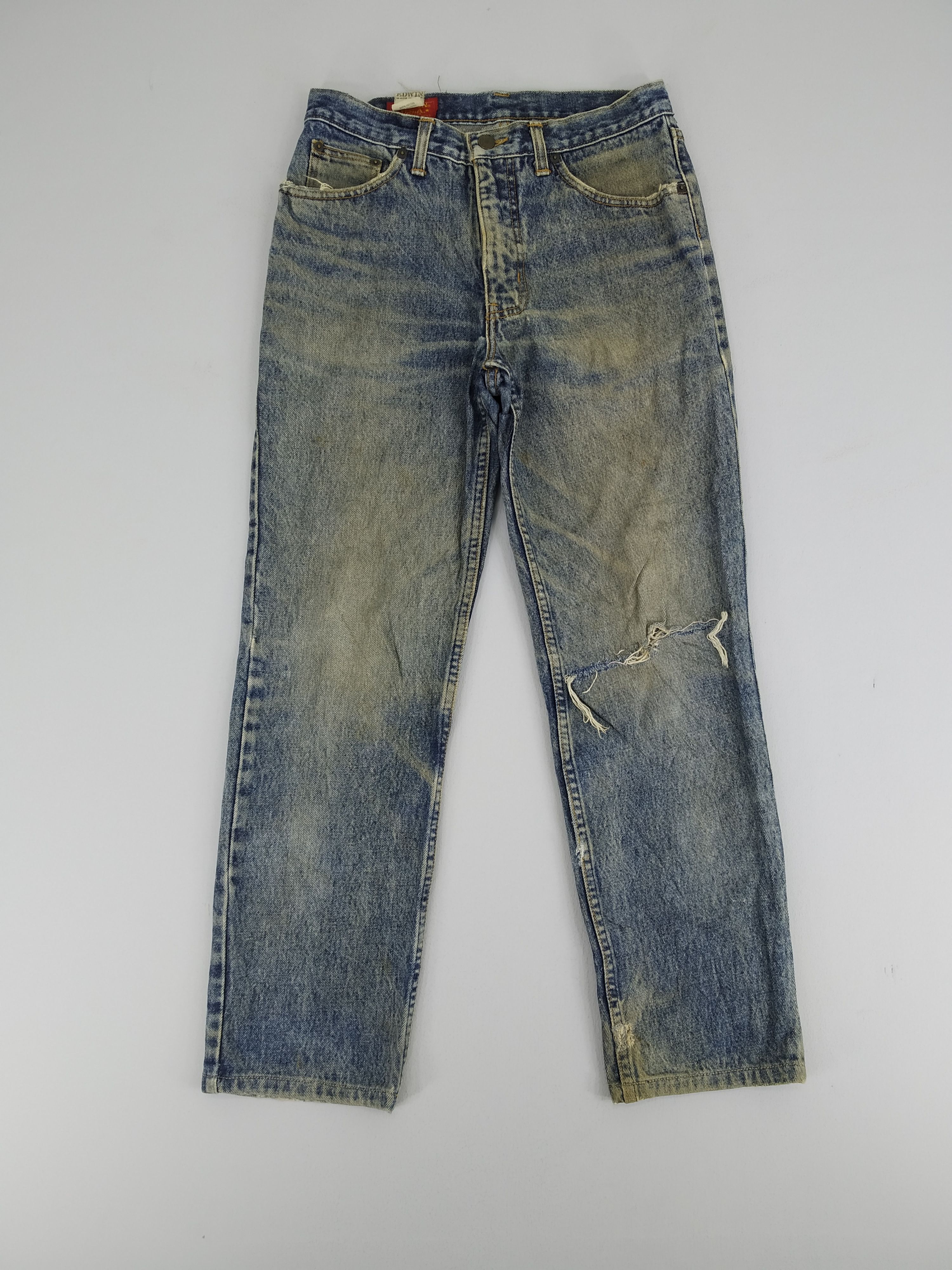 Edwin Vintage Edwin Dirty Denim Jeans Edwin USA Size US 29 - 1 Thumbnail