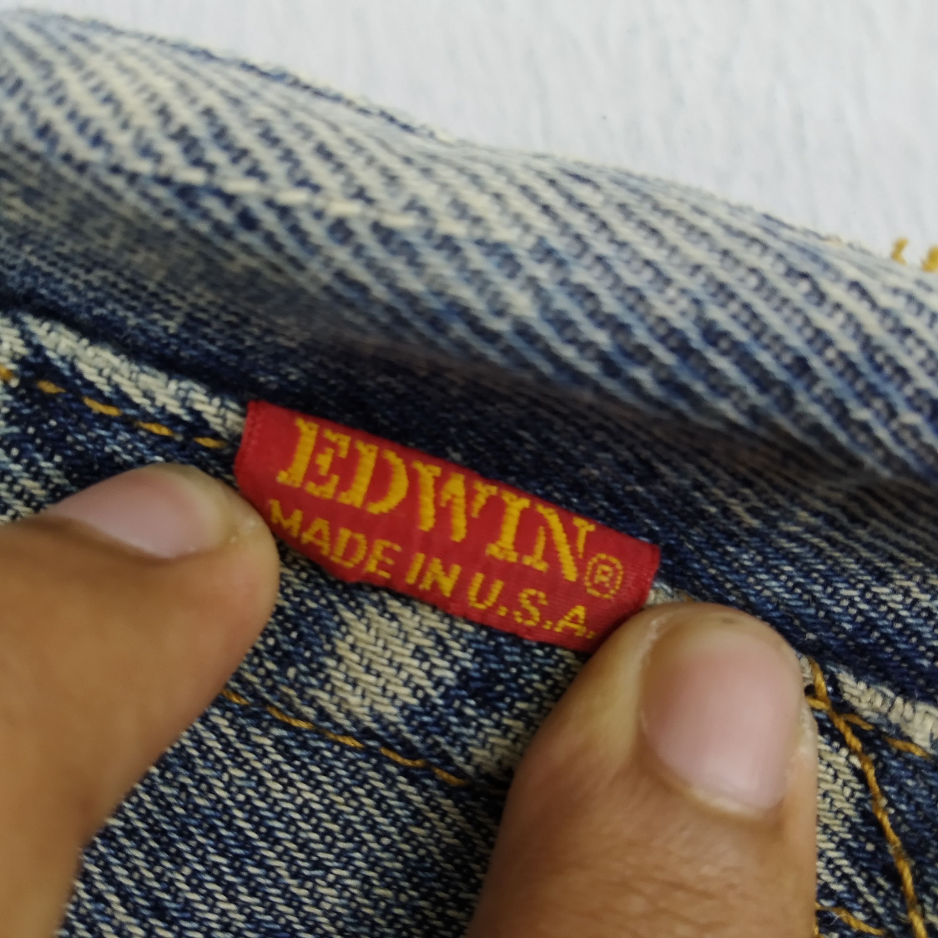 Edwin Vintage Edwin Dirty Denim Jeans Edwin USA Size US 29 - 13 Thumbnail