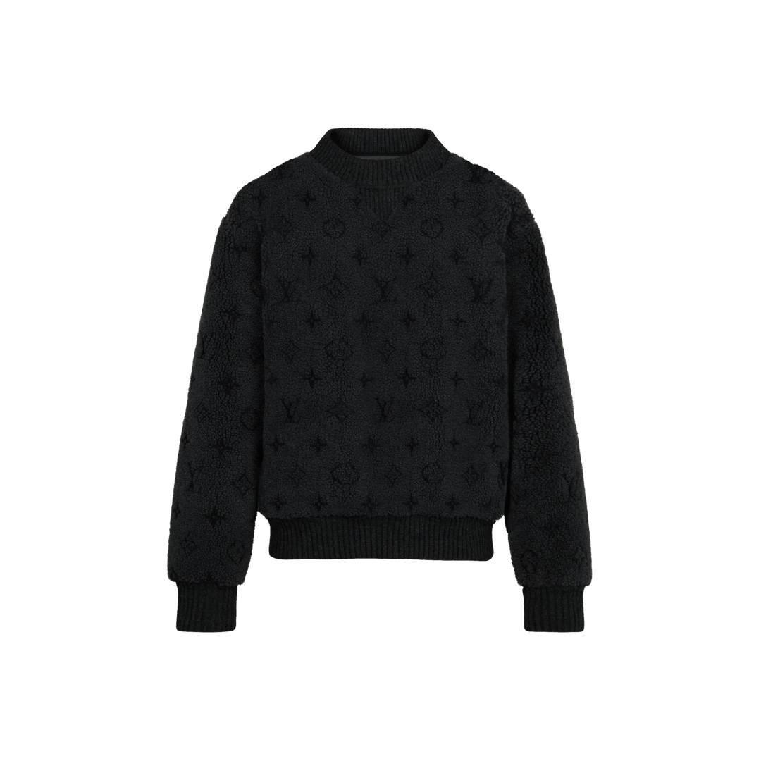 Monogram Shearling Crewneck
