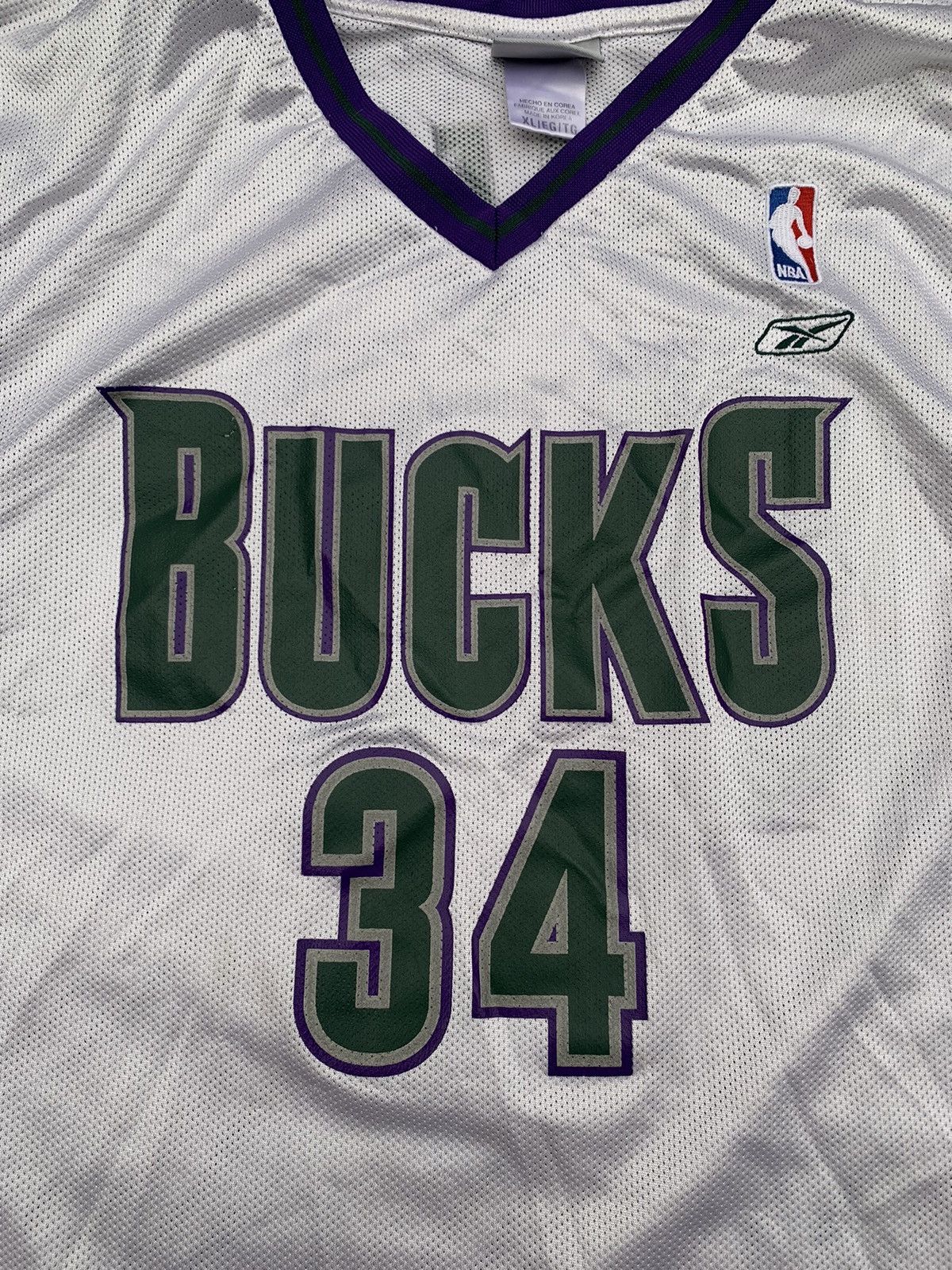 Reebok Reebok Milwaukee Bucks Ray Allen NBA Jersey Size US XL / EU 56 / 4 - 5 Thumbnail