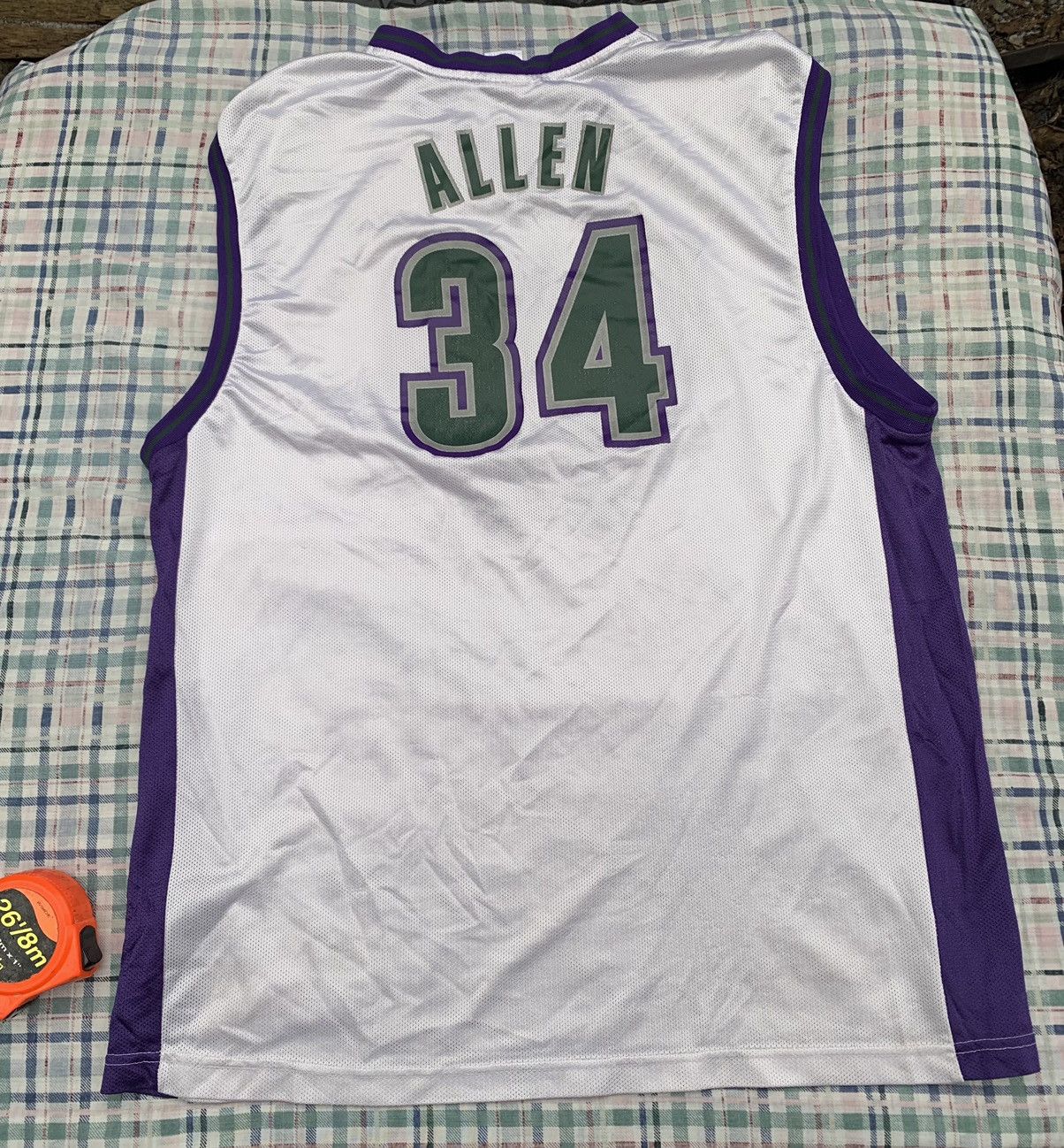 Reebok Reebok Milwaukee Bucks Ray Allen NBA Jersey Size US XL / EU 56 / 4 - 2 Thumbnail