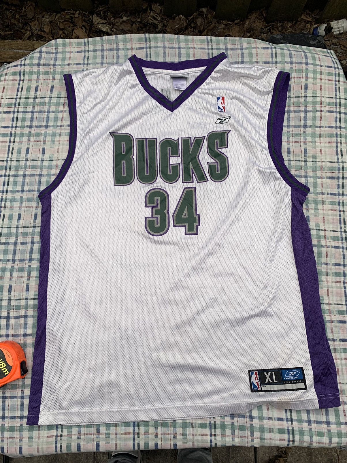 Reebok Reebok Milwaukee Bucks Ray Allen NBA Jersey Size US XL / EU 56 / 4 - 1 Thumbnail