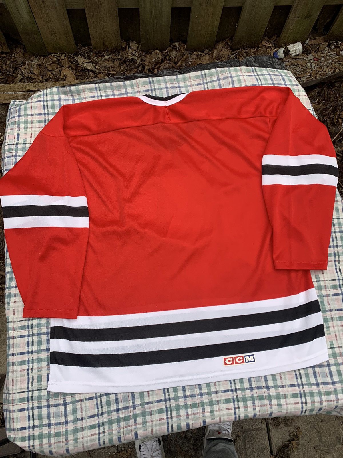 NHL Vintage 90s CCM Chicago Blackhawks NHL Jersey Size US XL / EU 56 / 4 - 2 Thumbnail