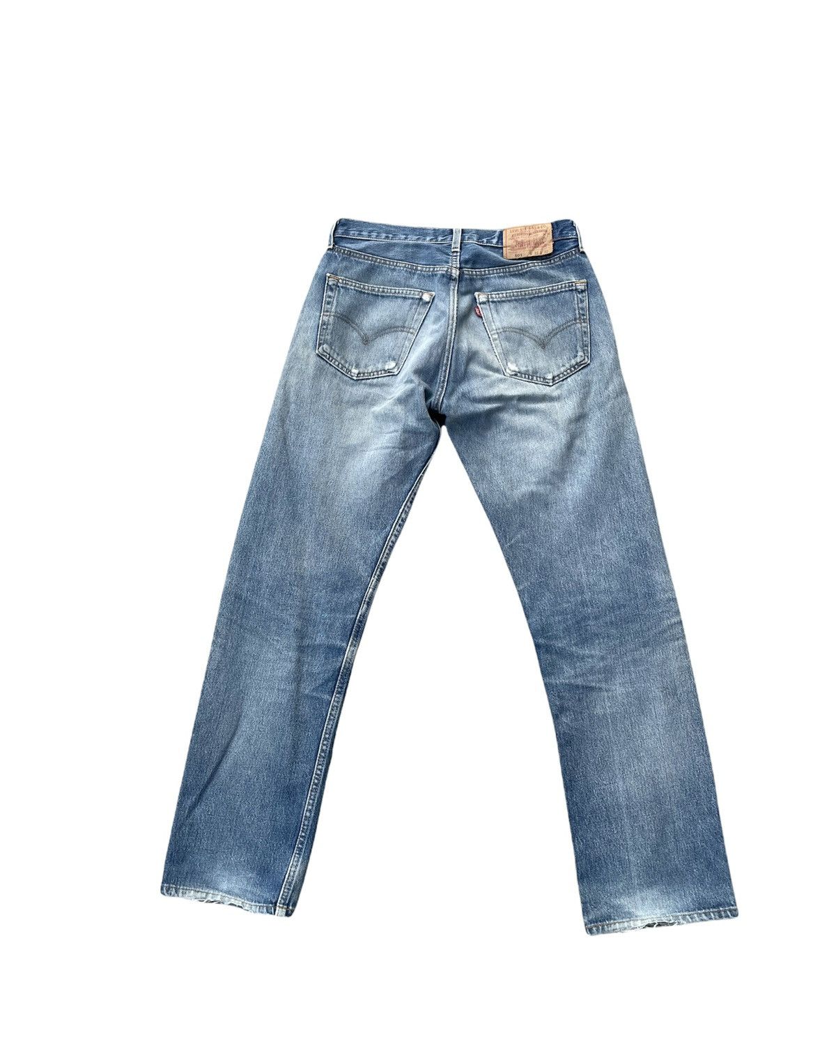 Levi's Levis 501 e Vintage 1997 Usa Aging Distressed Denim Size US 31 - 8 Thumbnail