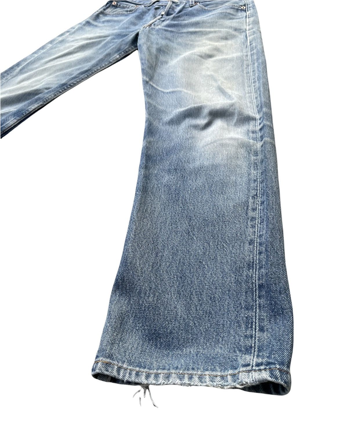 Levi's Levis 501 e Vintage 1997 Usa Aging Distressed Denim Size US 31 - 4 Thumbnail