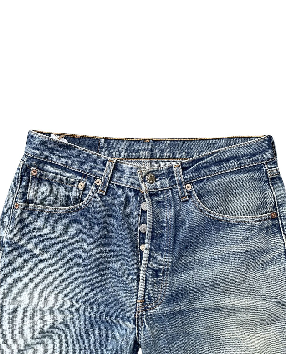 Levi's Levis 501 e Vintage 1997 Usa Aging Distressed Denim Size US 31 - 7 Thumbnail