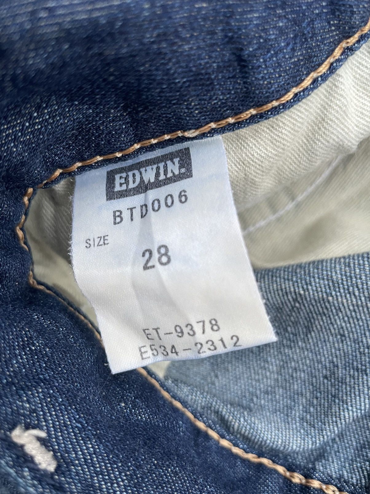 Edwin Vintage Edwin Blue Trip Rework Size US 32 / EU 48 - 16 Thumbnail