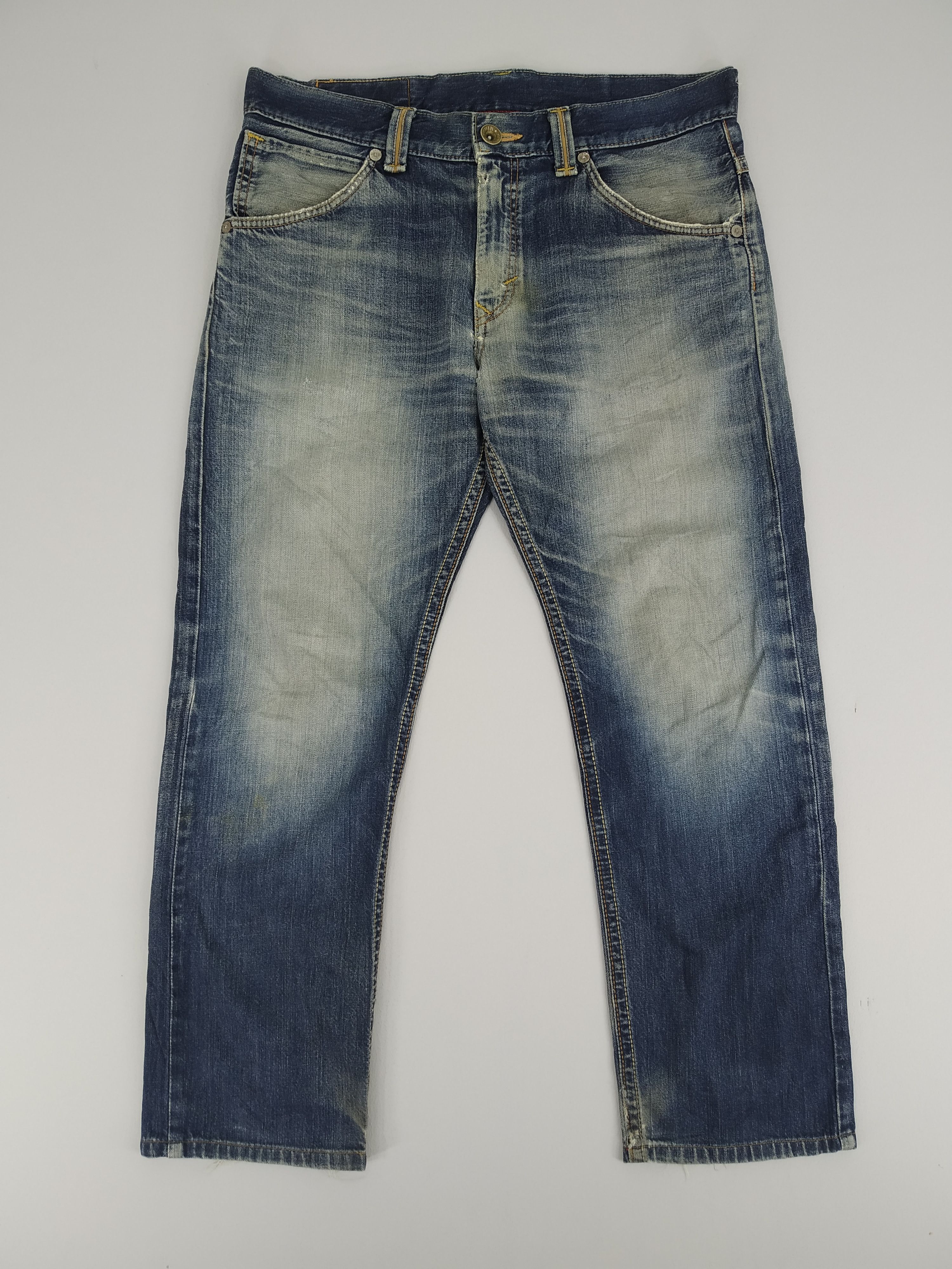 Edwin W37 Japan Brand Edwin Exclusive With Leather Style Edwin Size US 37 - 2 Thumbnail