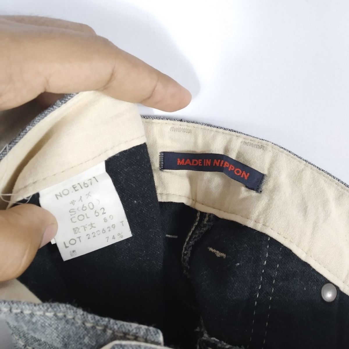Japanese Brand ET Boite Made In Nippon Japan Casual Pant Double Pocket Size US 29 - 6 Thumbnail