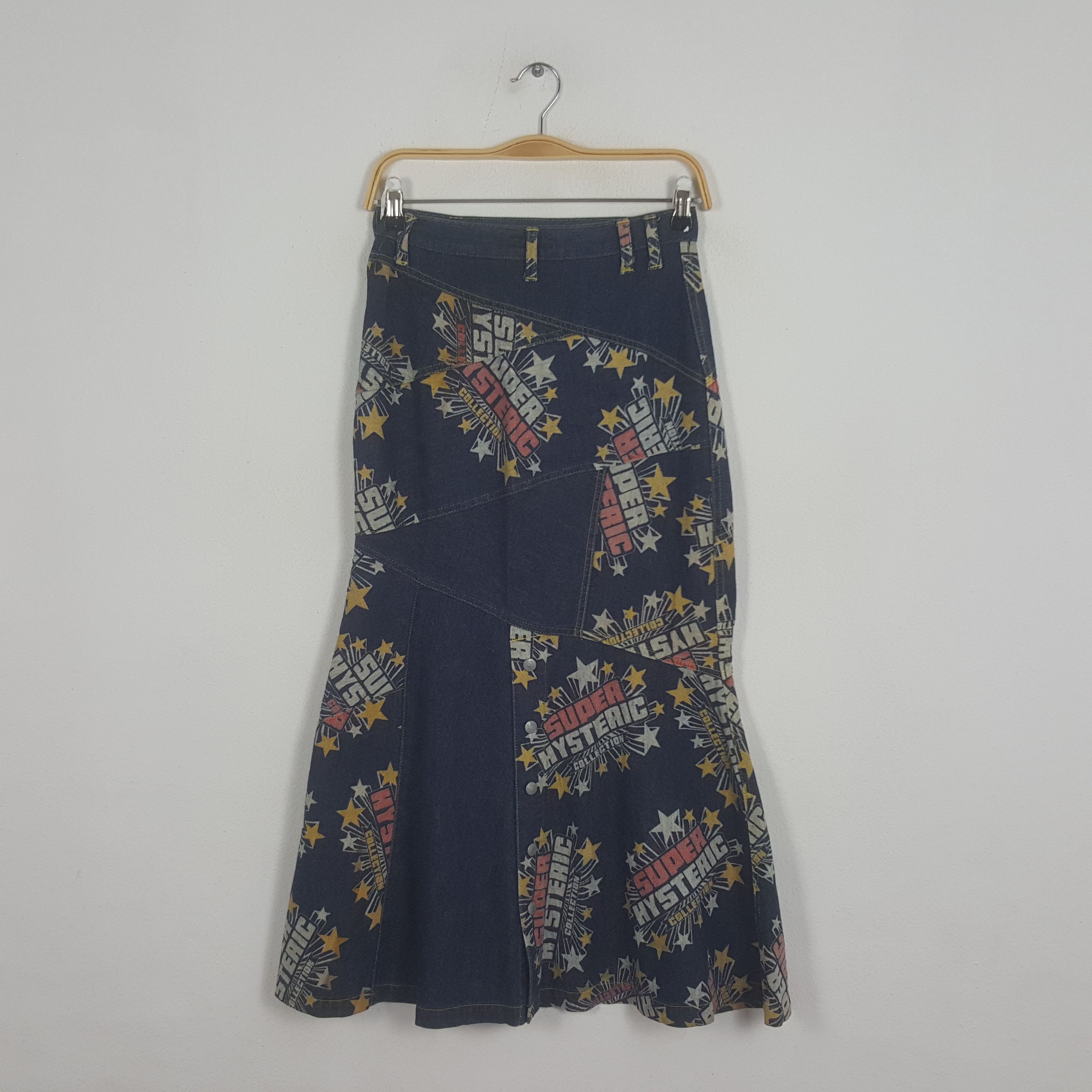 Vintage Hysteric Glamour Japanese Brand Full Print Skirts
