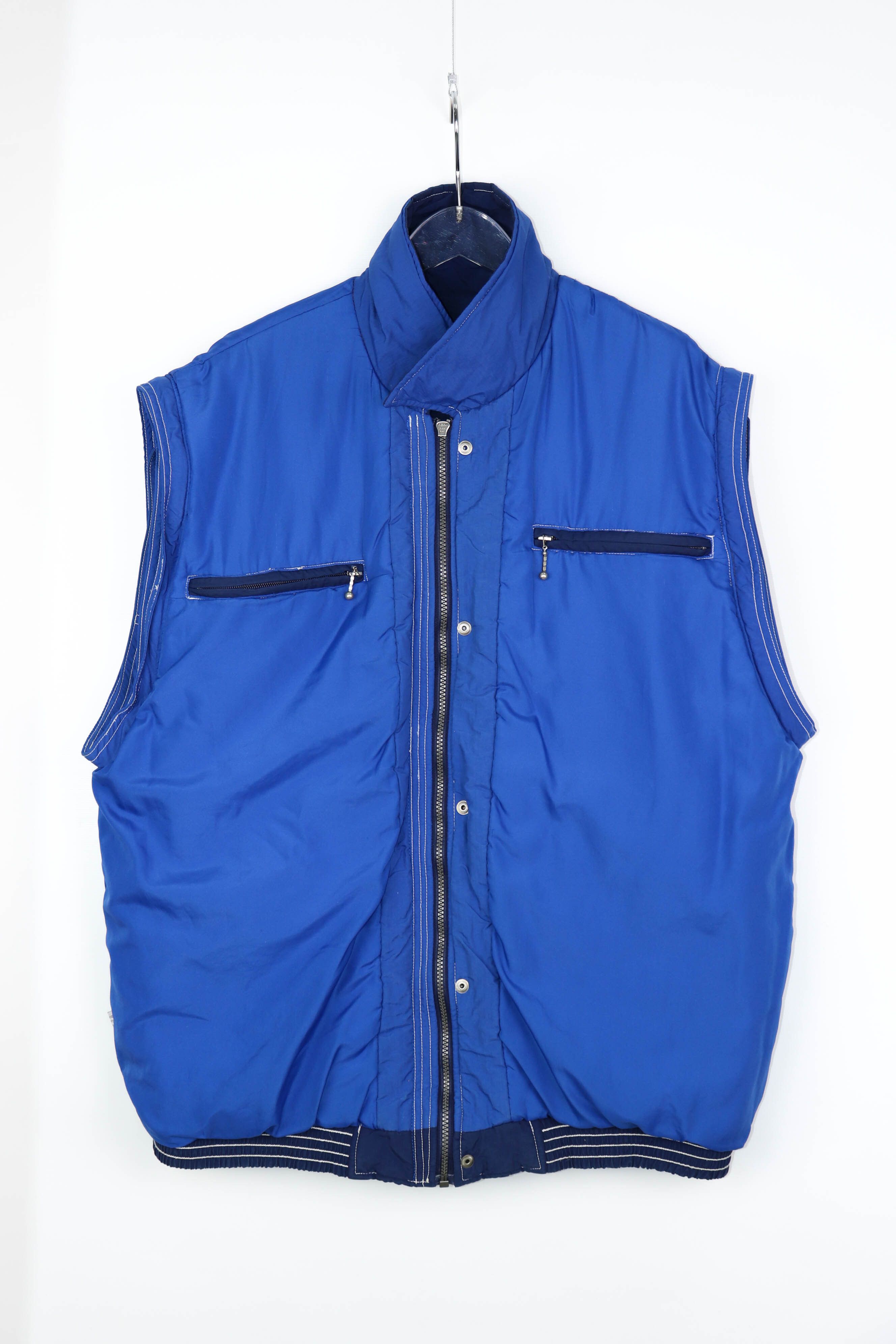 Mercedes-Benz Mercedes-Benz Vintage 90s Navy Blue Insulated Waistcoat Vest Size US XL / EU 56 / 4 - 9 Thumbnail