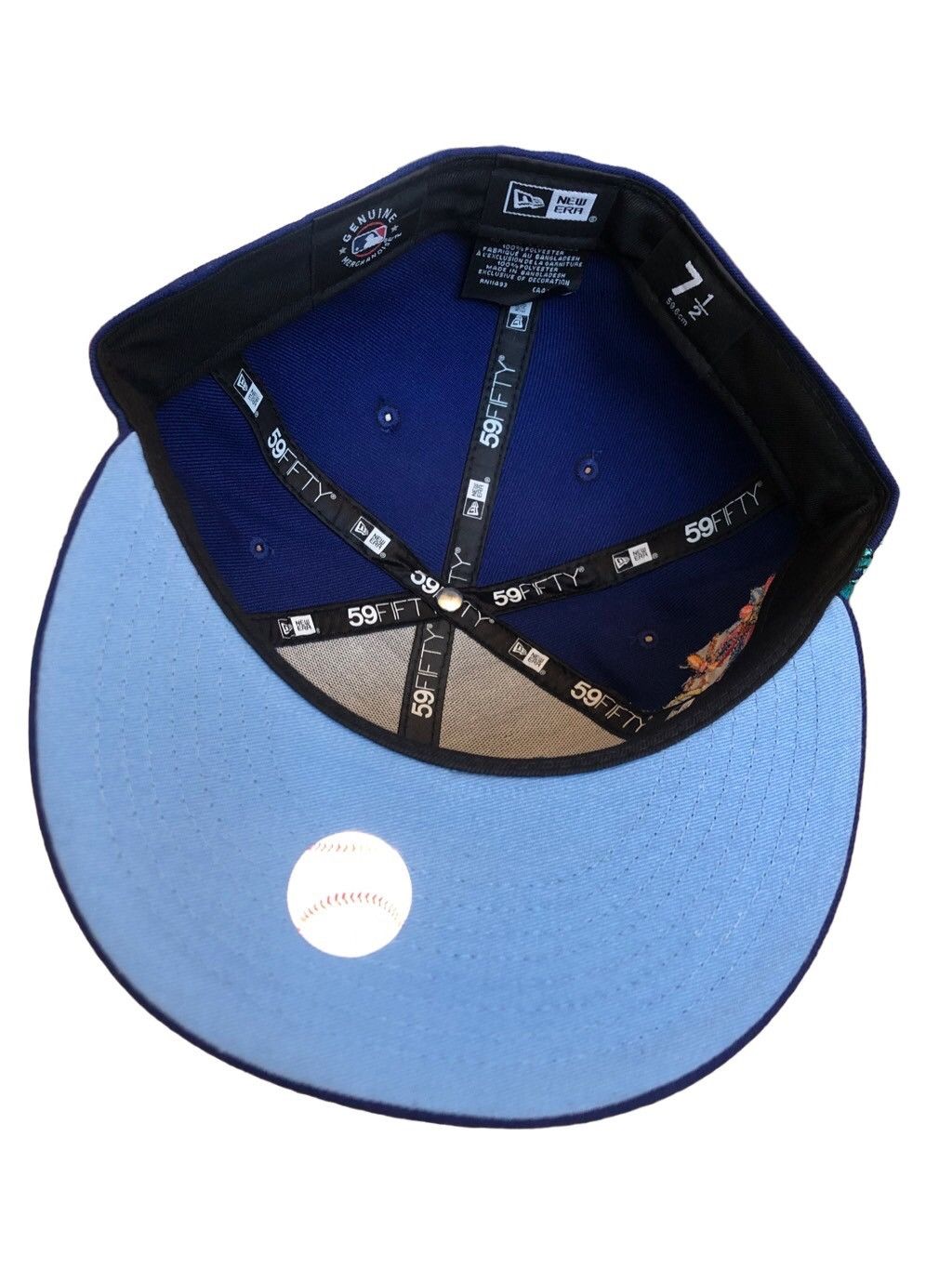MLB × New Era New Era Los Angeles Dodgers Fitted Hat Size 7 1/2 Size ONE SIZE - 5 Thumbnail