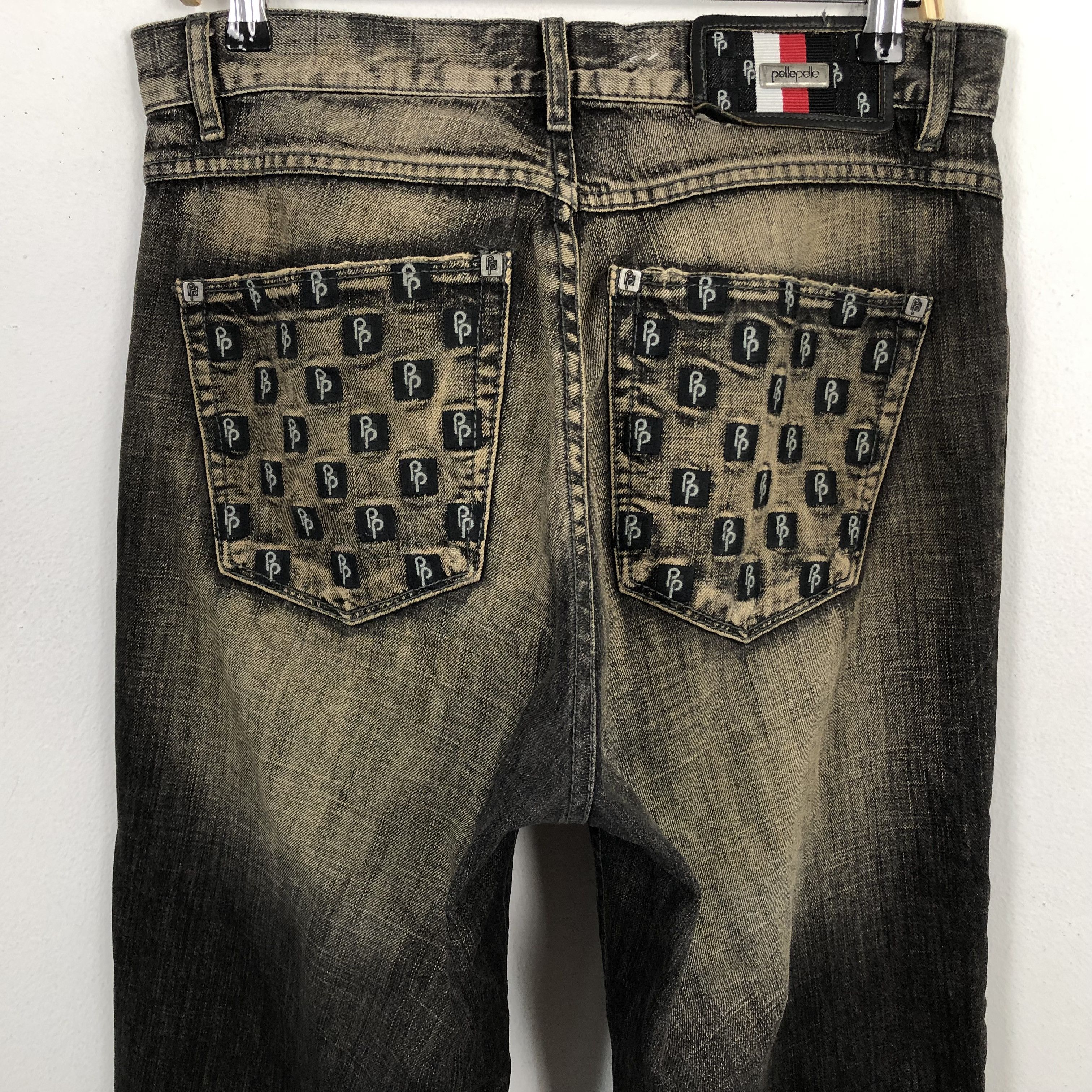 Pelle Pelle Vintage Pellepelle Italian Designer Denim JeansPants Size US 33 - 5 Thumbnail