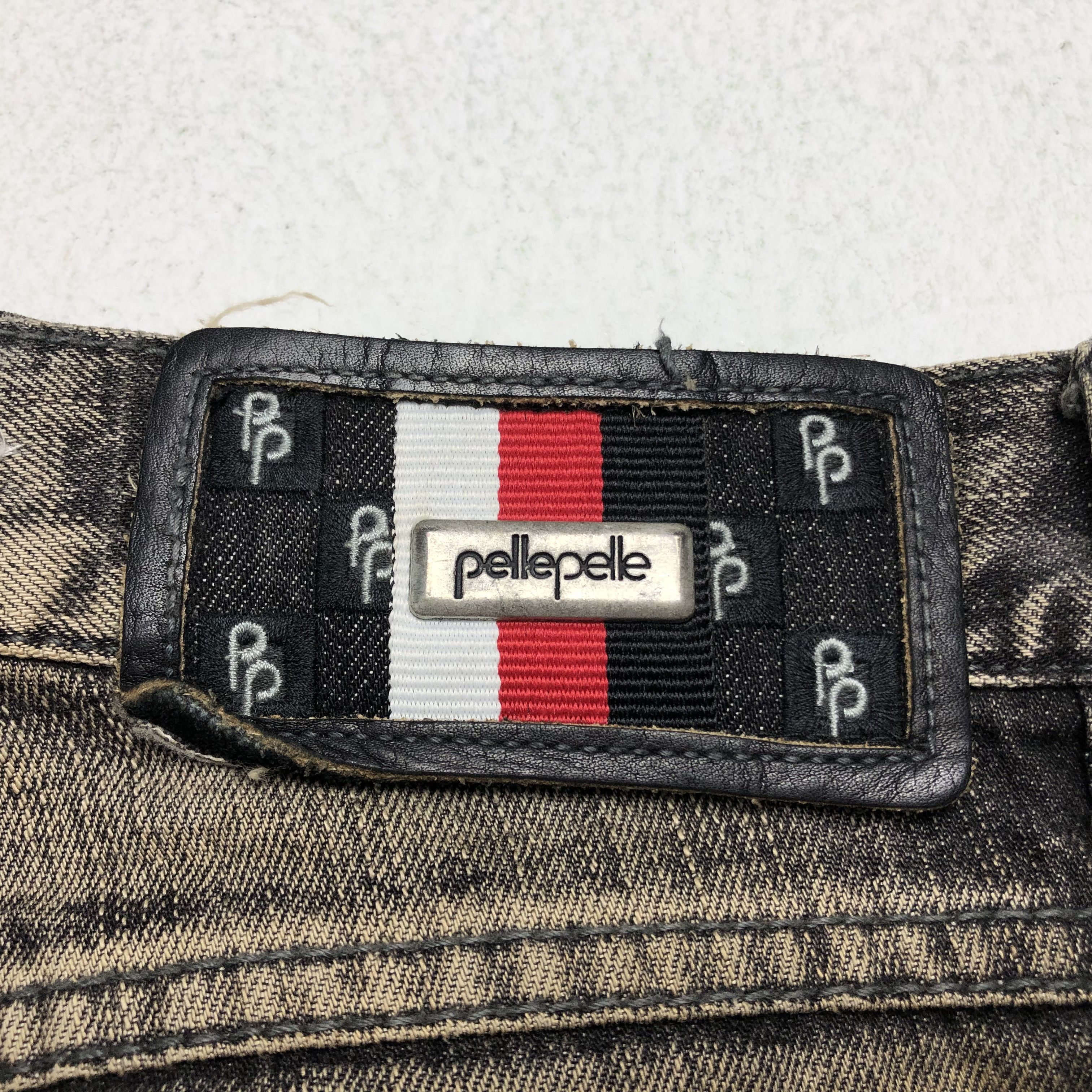 Pelle Pelle Vintage Pellepelle Italian Designer Denim JeansPants Size US 33 - 14 Thumbnail
