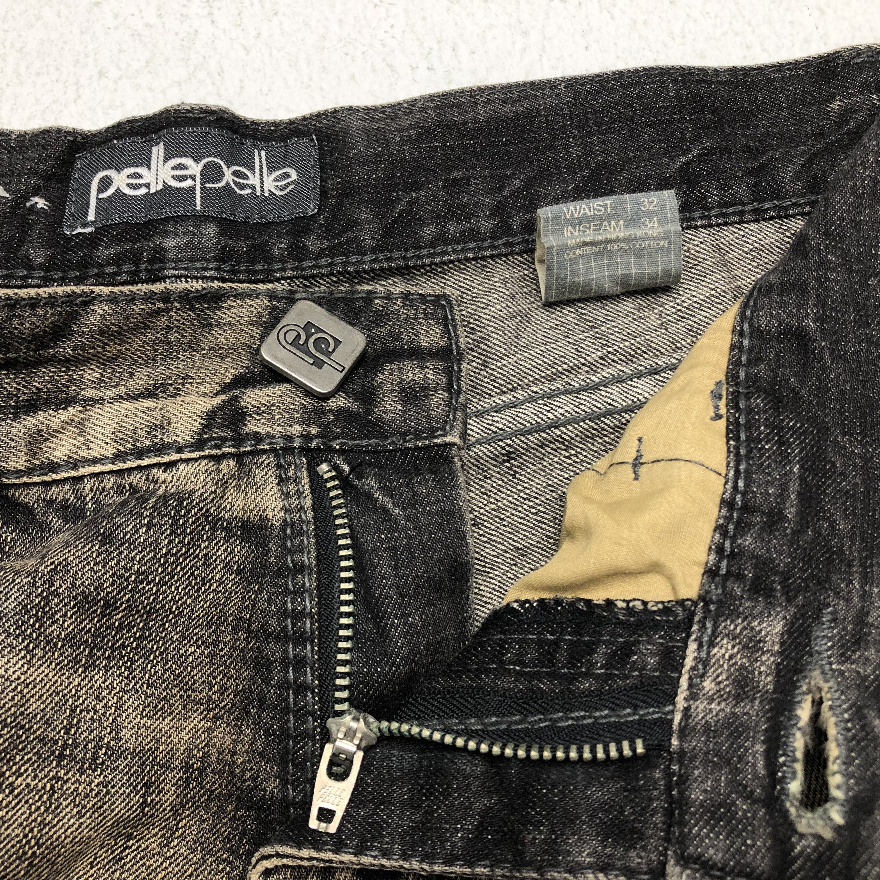 Pelle Pelle Vintage Pellepelle Italian Designer Denim JeansPants Size US 33 - 12 Thumbnail