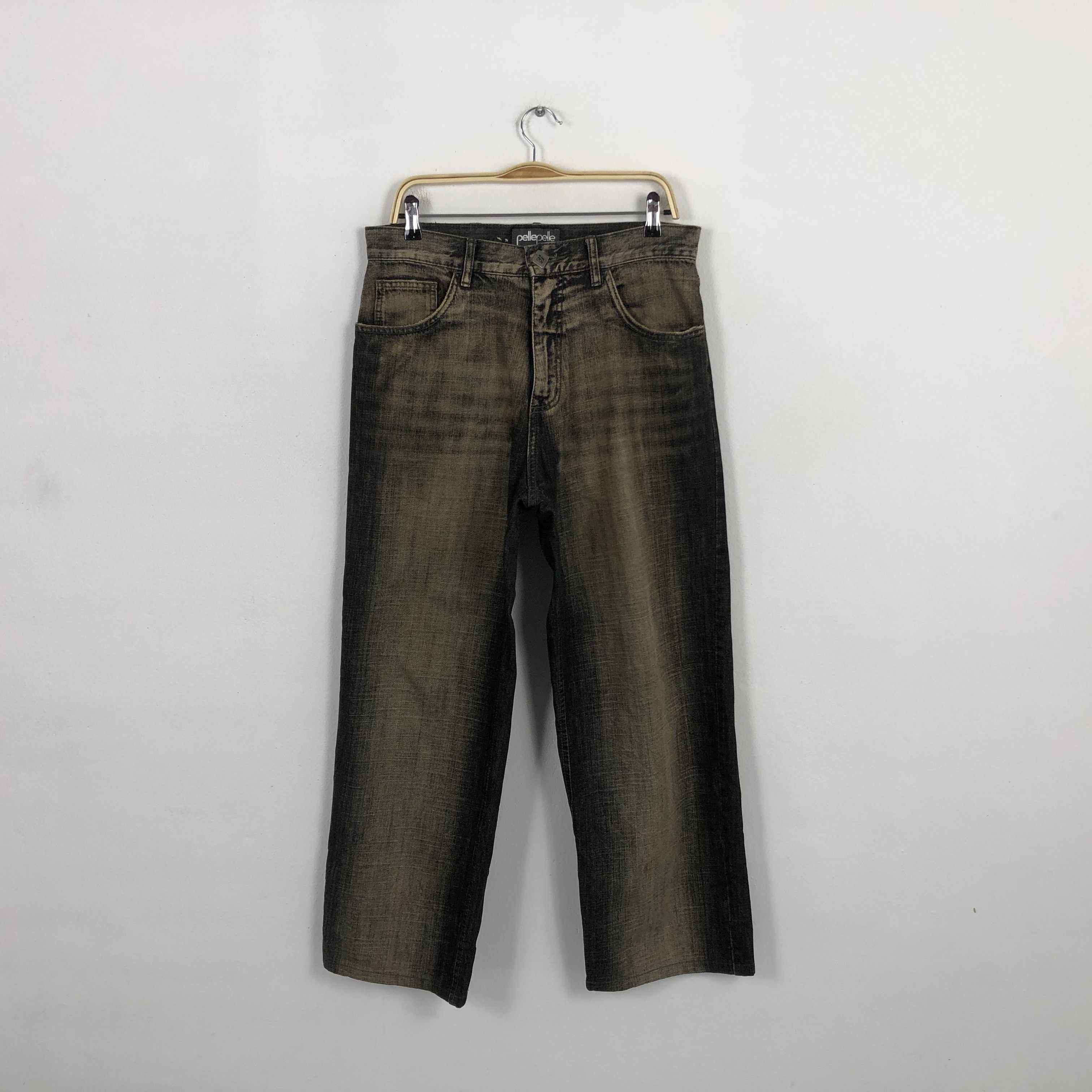 Pelle Pelle Vintage Pellepelle Italian Designer Denim JeansPants Size US 33 - 1 Thumbnail