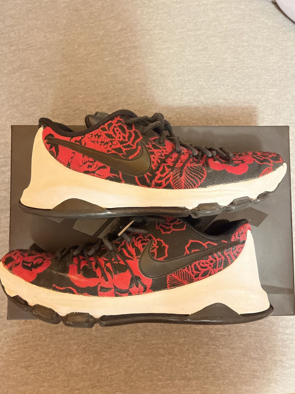 Nike kd 8 ext red floral limited best sale