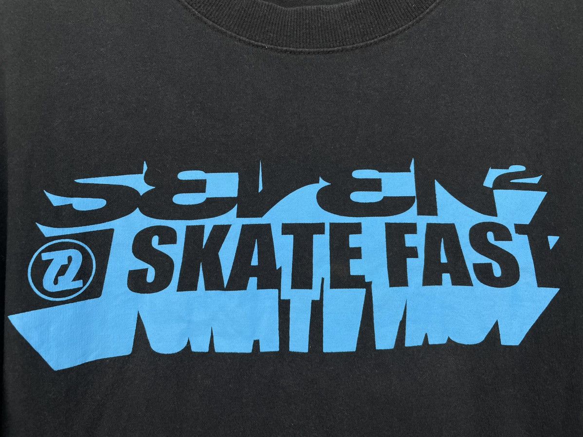 Japanese Brand Seven Skateboard brand t shirt Size US XL / EU 56 / 4 - 4 Thumbnail