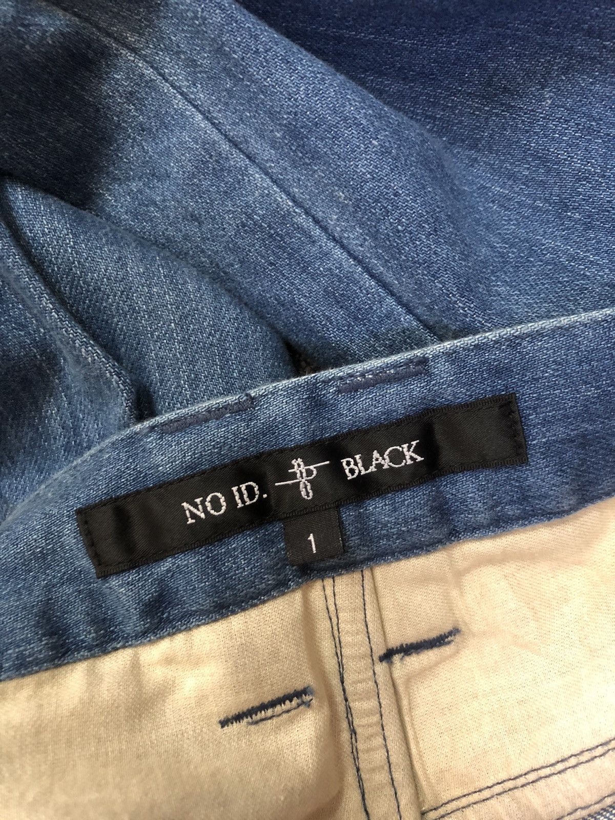 NO ID 1990s relaxed fit crop zipped leg #B1 Size US 29 - 7 Thumbnail