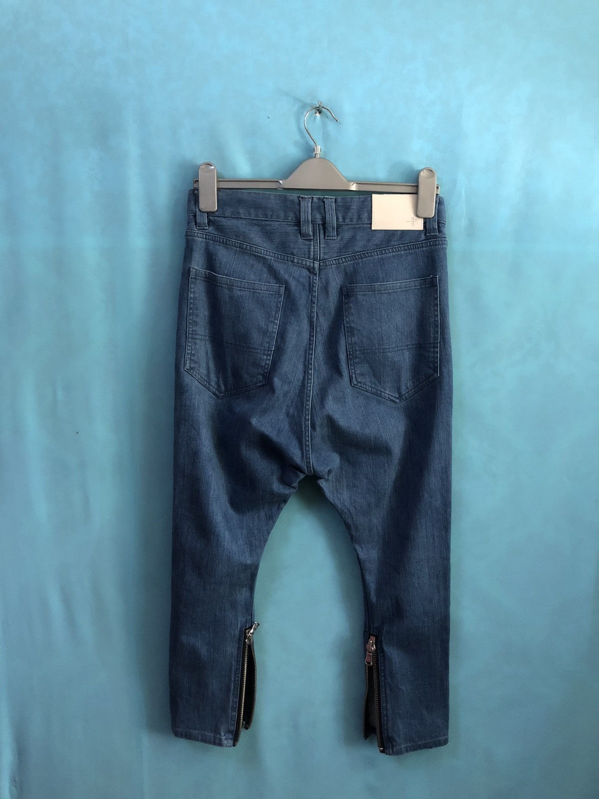 NO ID 1990s relaxed fit crop zipped leg #B1 Size US 29 - 3 Thumbnail