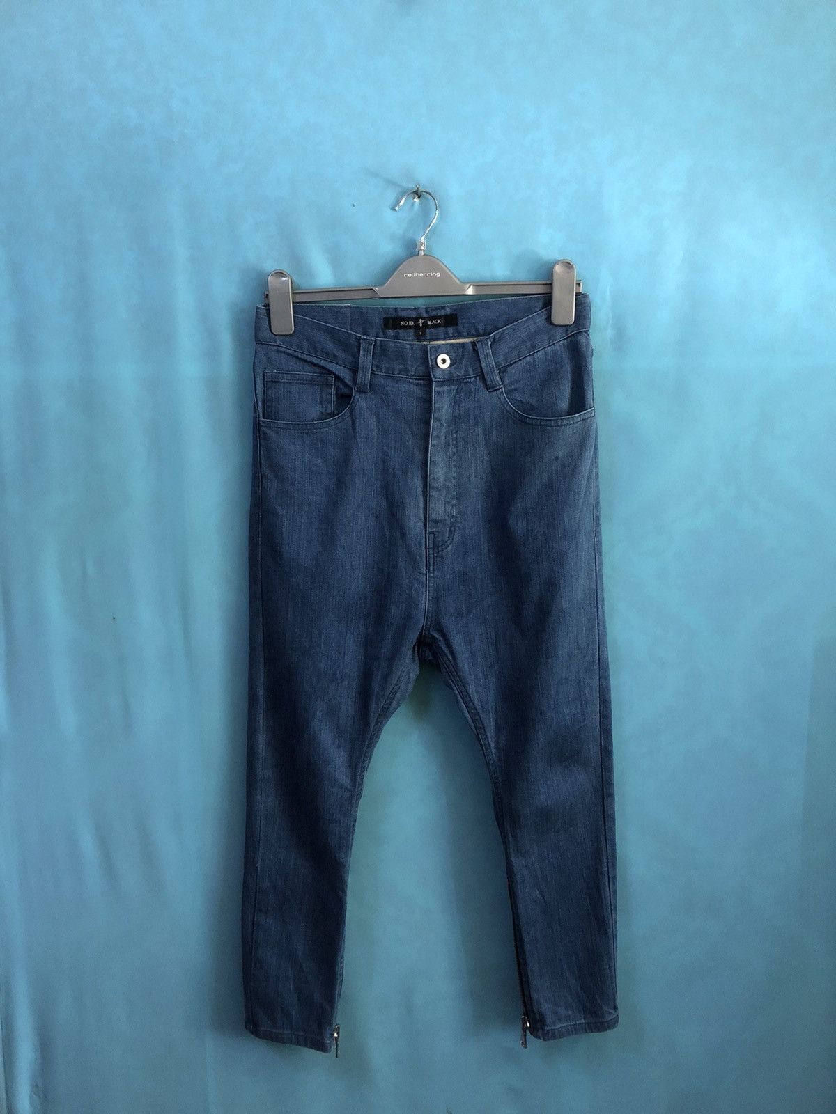 NO ID 1990s relaxed fit crop zipped leg #B1 Size US 29 - 2 Thumbnail