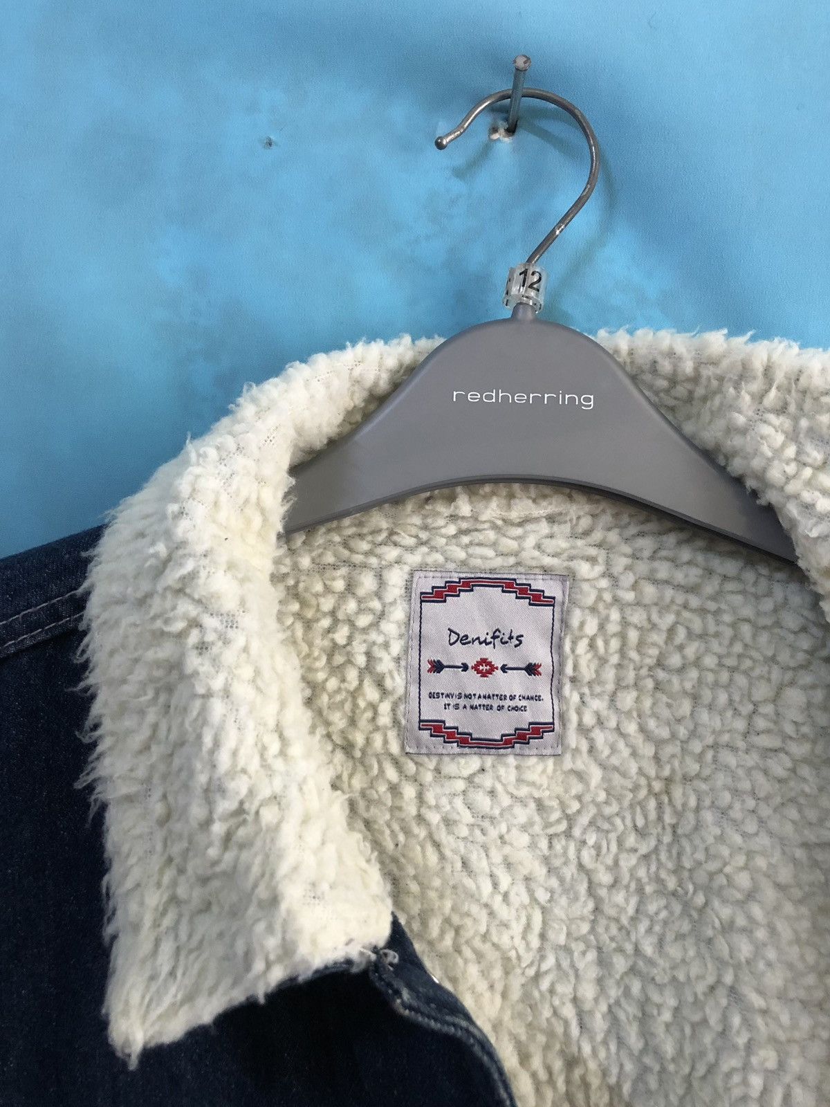 Japanese Brand denifits sherpa trucker #A3 Size US L / EU 52-54 / 3 - 7 Thumbnail