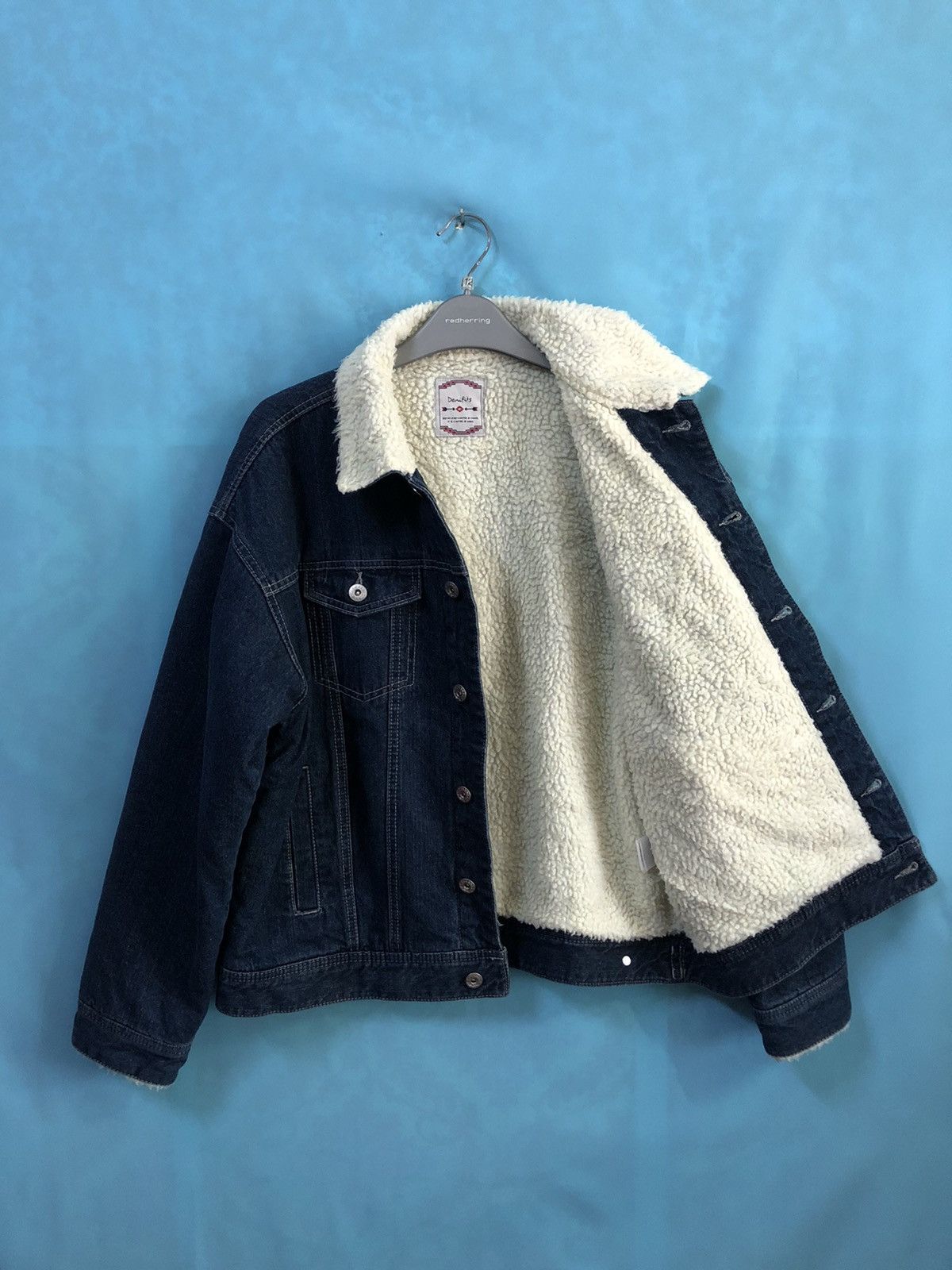 Japanese Brand denifits sherpa trucker #A3 Size US L / EU 52-54 / 3 - 6 Thumbnail
