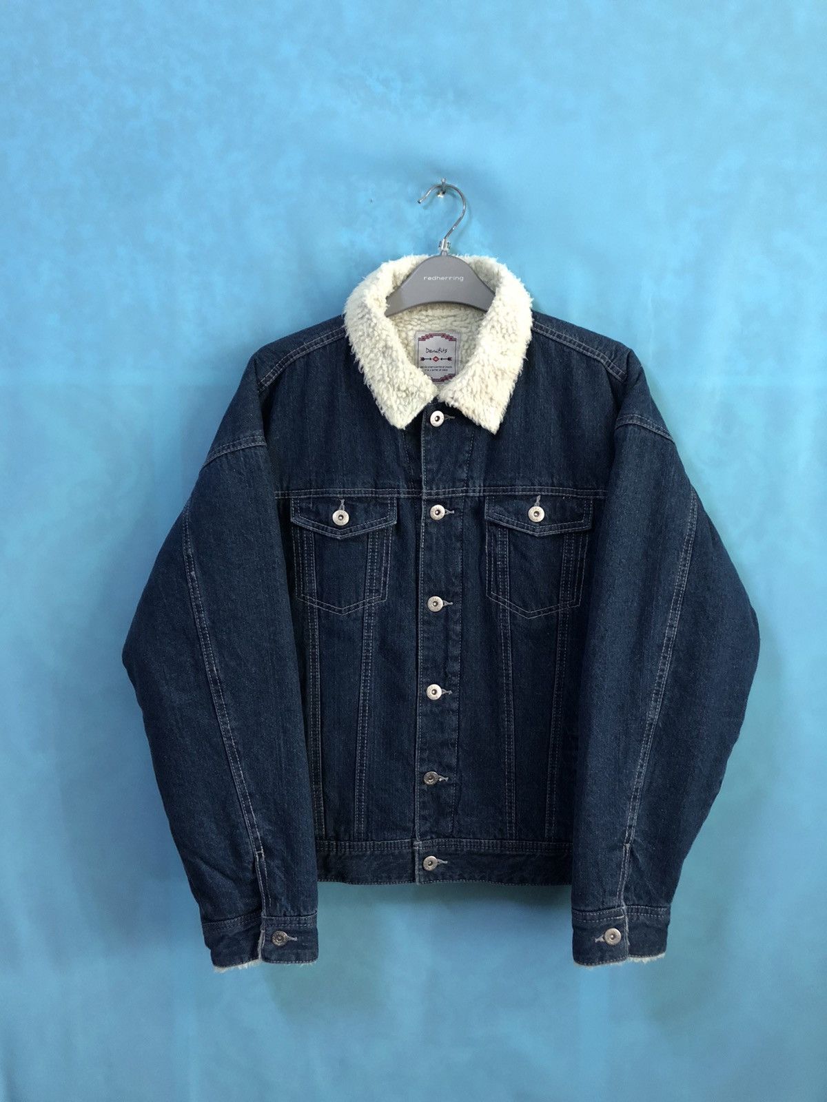 Japanese Brand denifits sherpa trucker #A3 Size US L / EU 52-54 / 3 - 1 Thumbnail