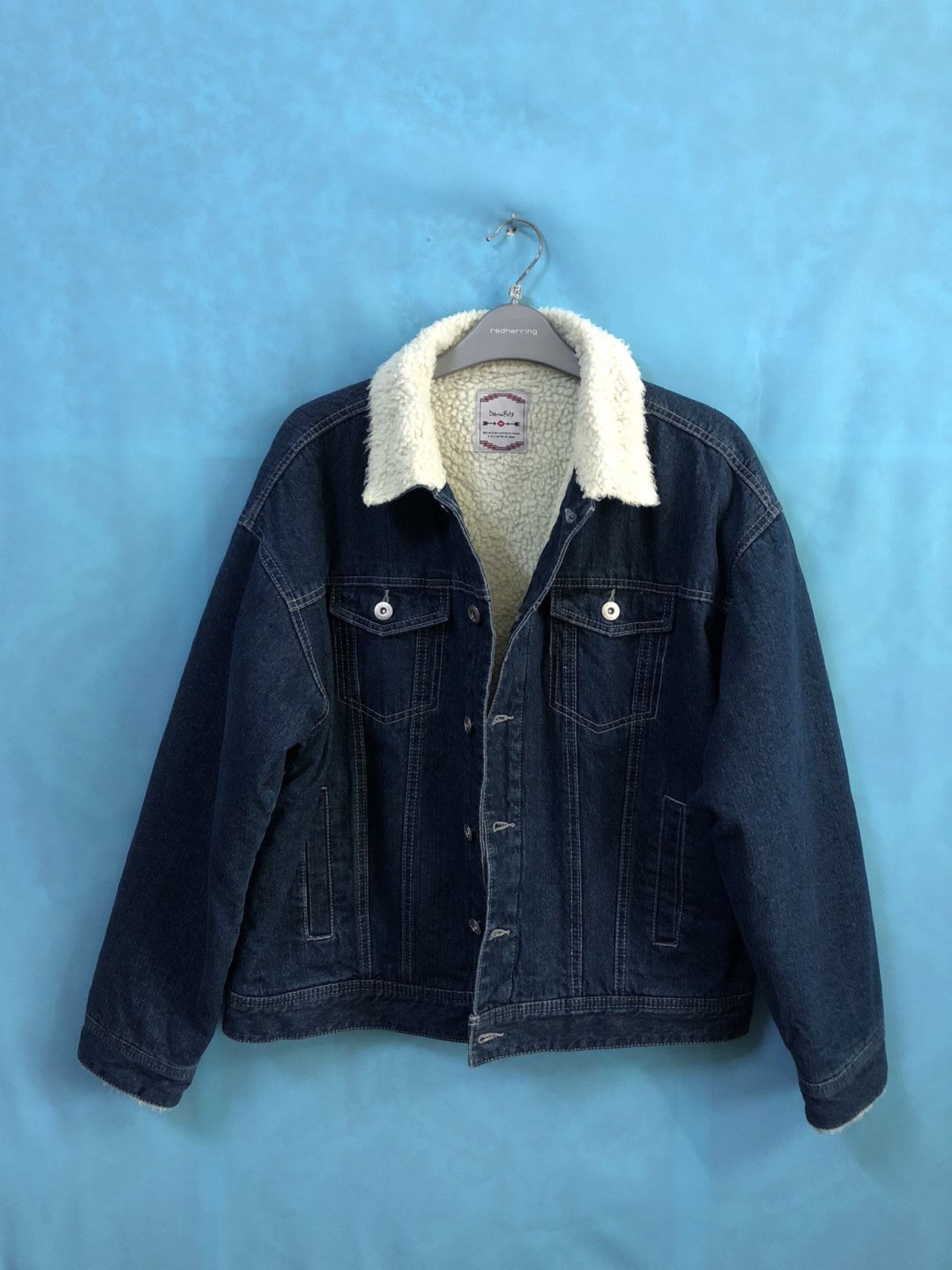 Japanese Brand denifits sherpa trucker #A3 Size US L / EU 52-54 / 3 - 5 Thumbnail