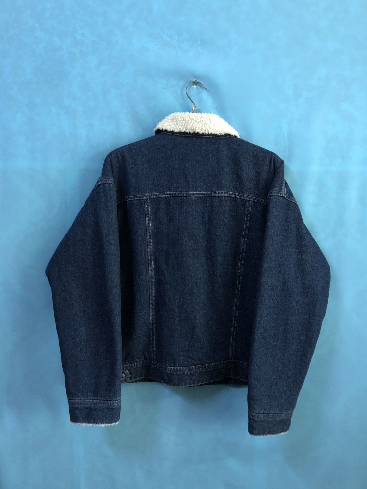 Japanese Brand denifits sherpa trucker #A3 Size US L / EU 52-54 / 3 - 4 Thumbnail