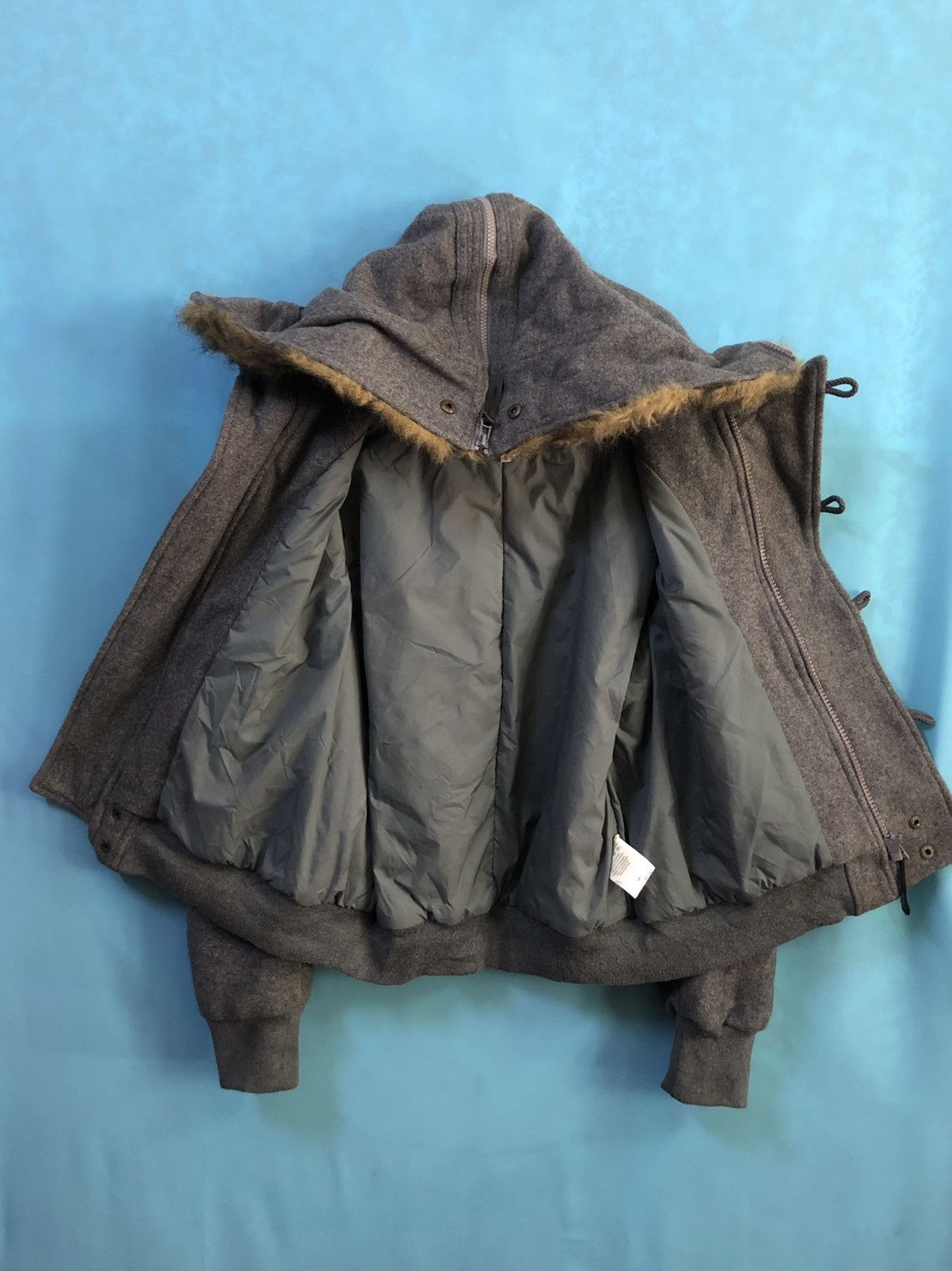 United Arrows designer fur hood #A3 Size US M / EU 48-50 / 2 - 6 Thumbnail
