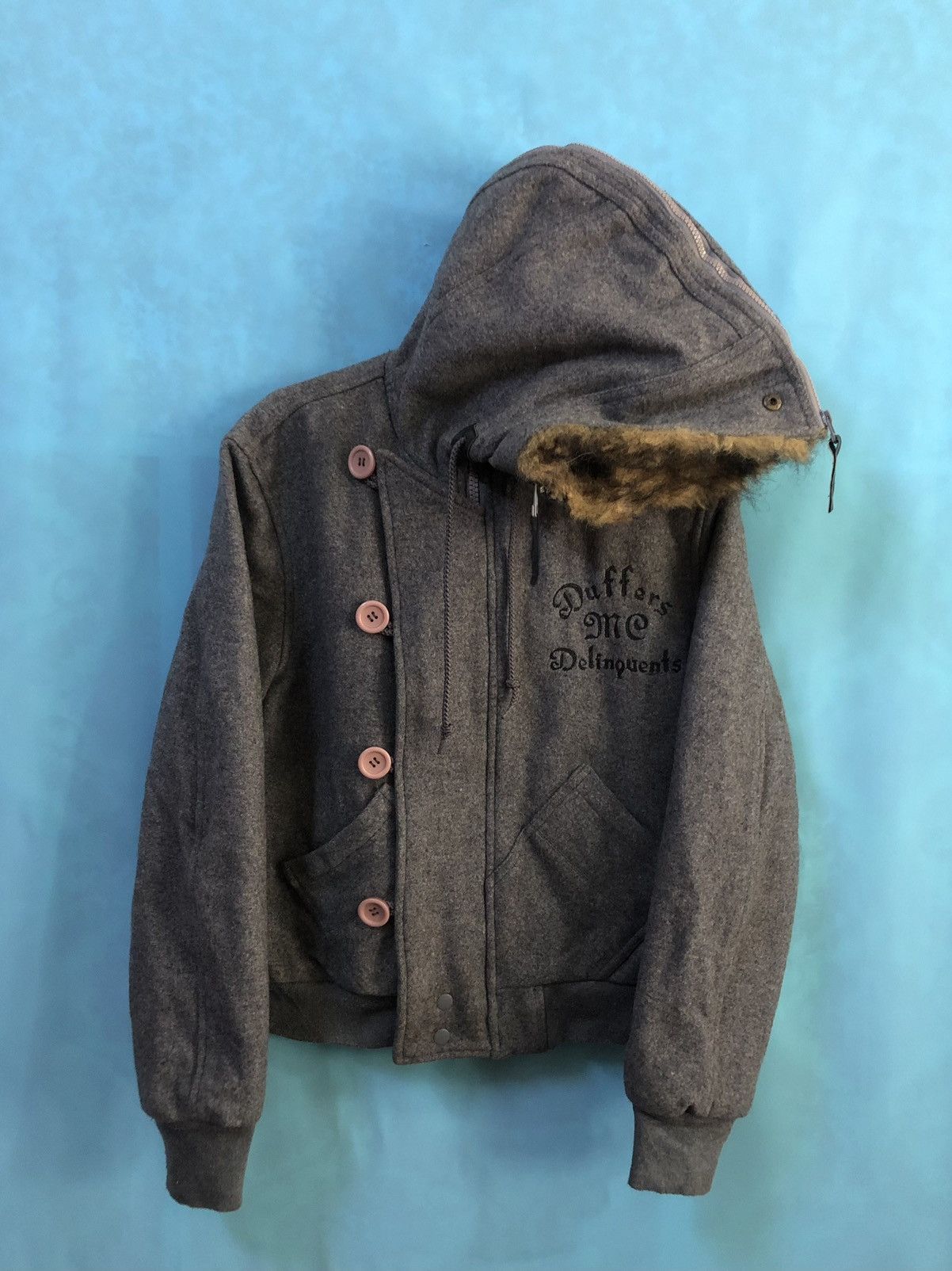 United Arrows designer fur hood #A3 Size US M / EU 48-50 / 2 - 3 Thumbnail