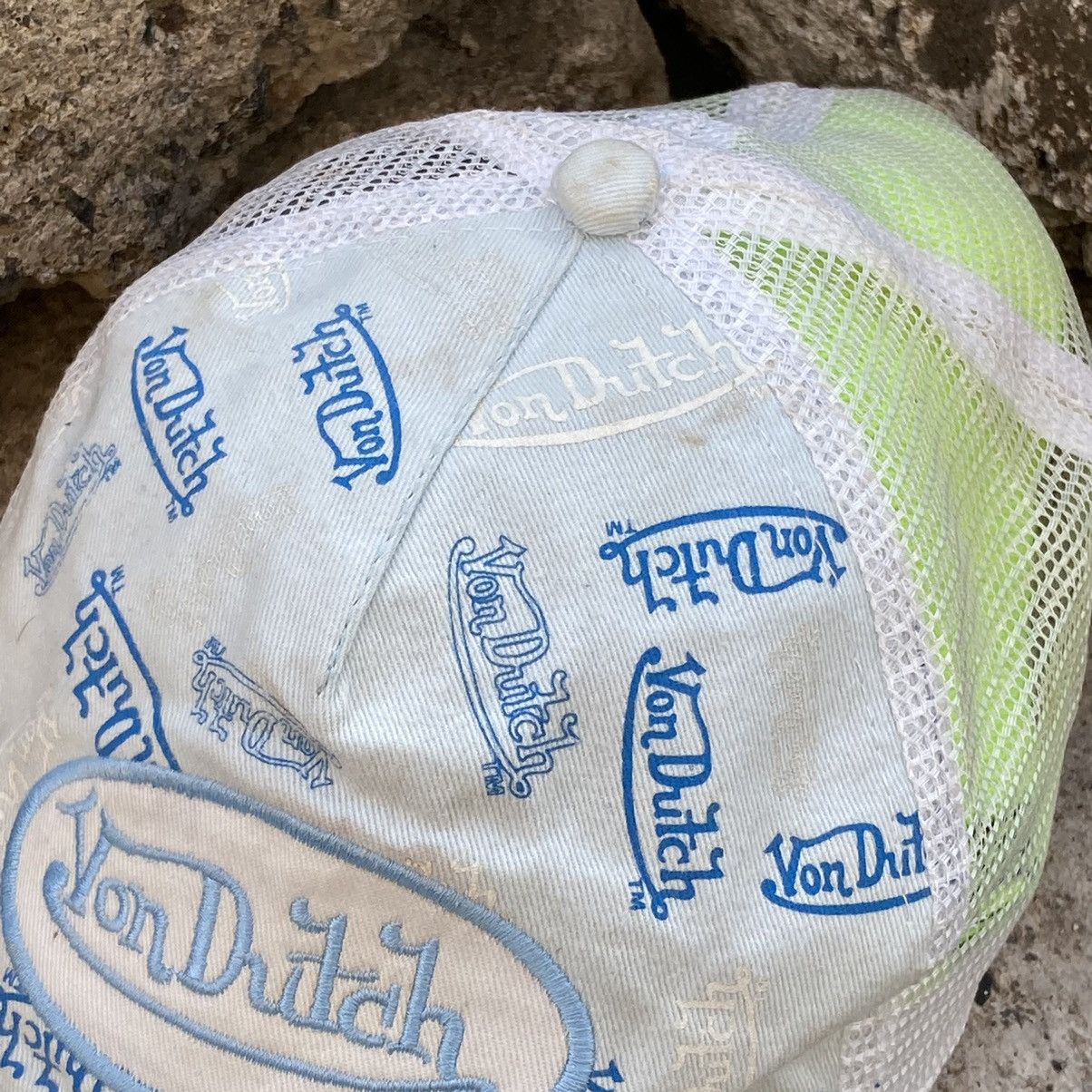 Von Dutch Von Dutch monogram blue trucker cap Size ONE SIZE - 5 Thumbnail