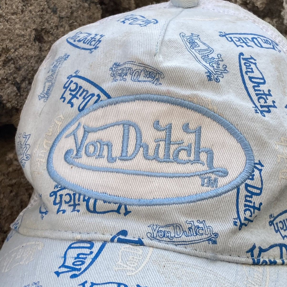 Von Dutch Von Dutch monogram blue trucker cap Size ONE SIZE - 3 Thumbnail