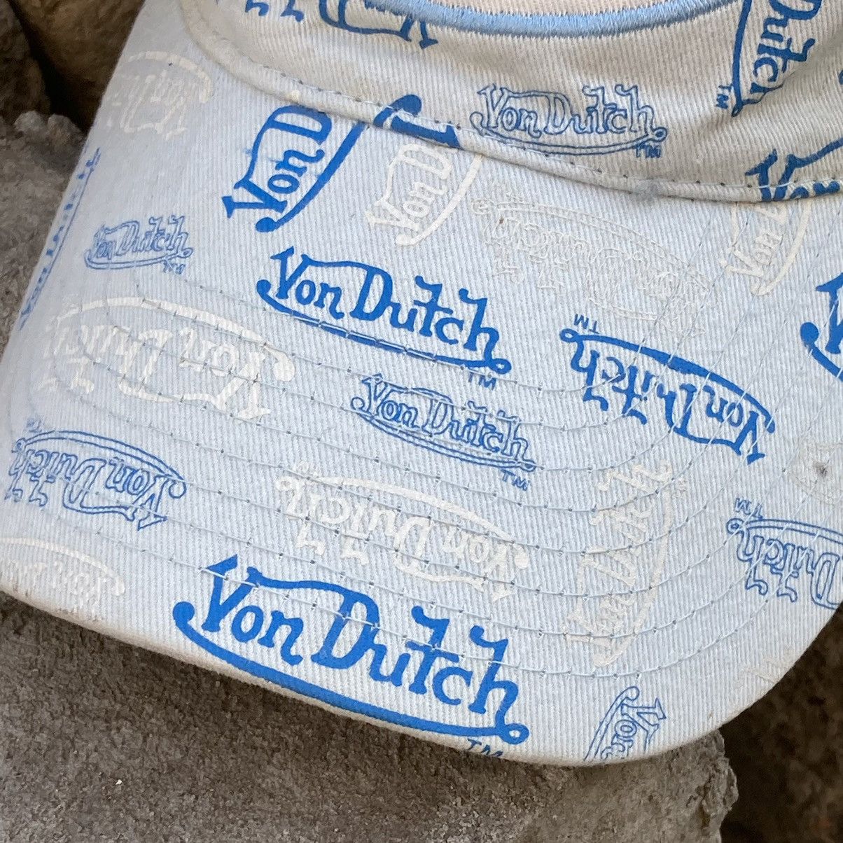 Von Dutch Von Dutch monogram blue trucker cap Size ONE SIZE - 4 Thumbnail
