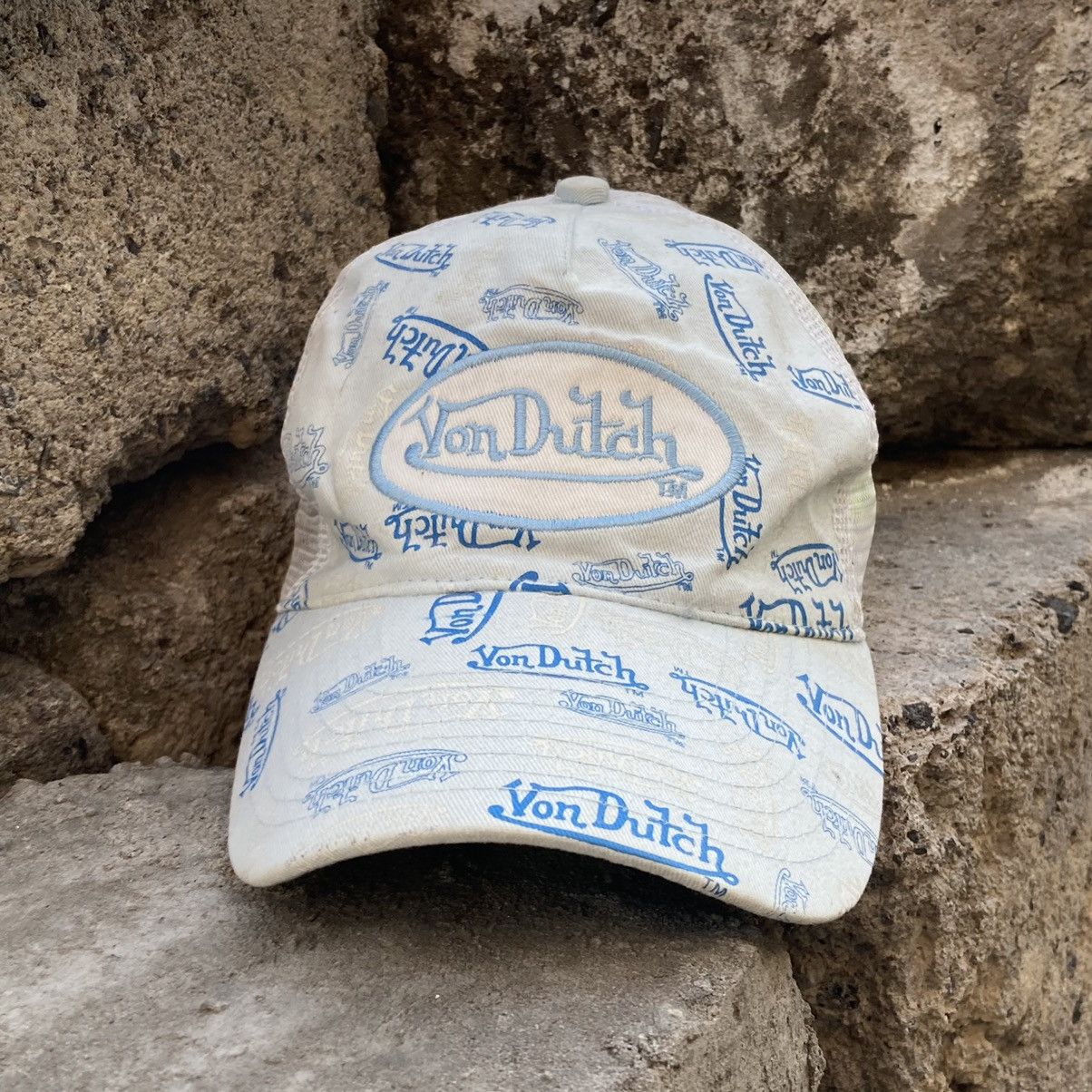Von Dutch Von Dutch monogram blue trucker cap Size ONE SIZE - 1 Thumbnail
