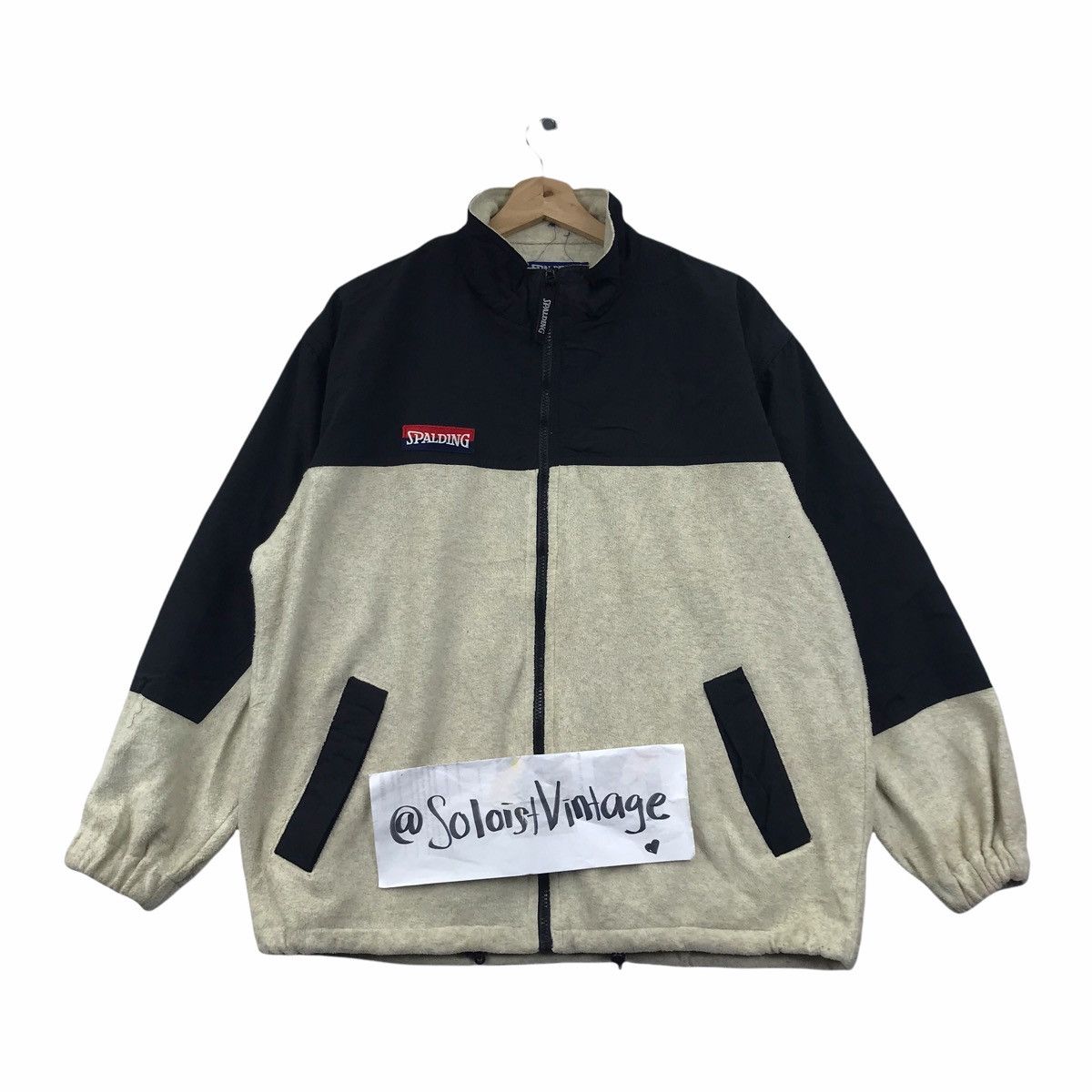 Spalding SPALDING American Style Fleece Two Tone Zipper Jacket Size US XL / EU 56 / 4 - 1 Thumbnail