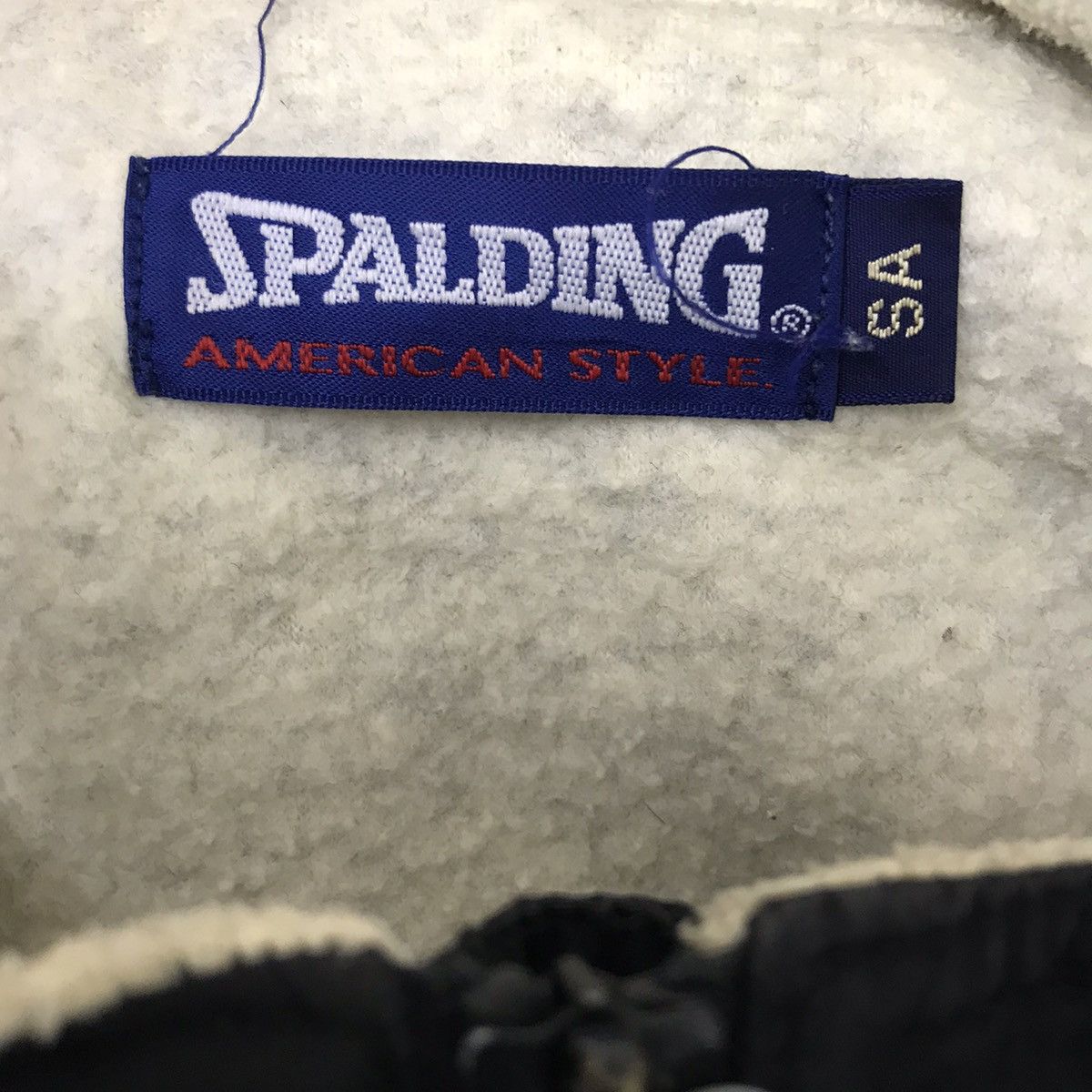Spalding SPALDING American Style Fleece Two Tone Zipper Jacket Size US XL / EU 56 / 4 - 5 Thumbnail