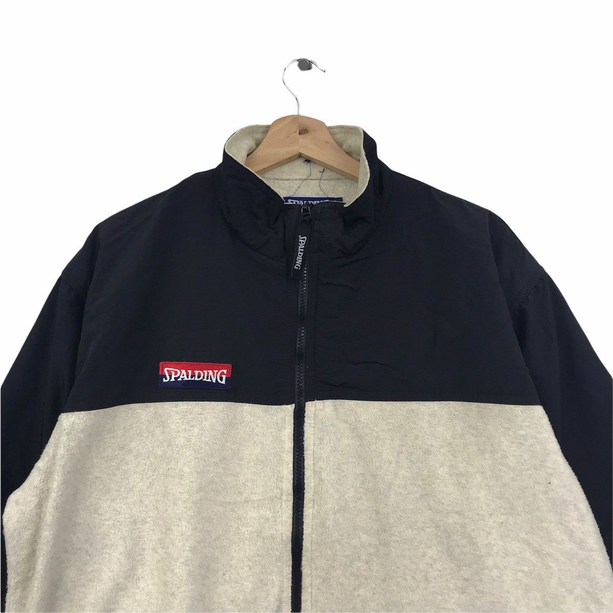 Spalding SPALDING American Style Fleece Two Tone Zipper Jacket Size US XL / EU 56 / 4 - 2 Thumbnail