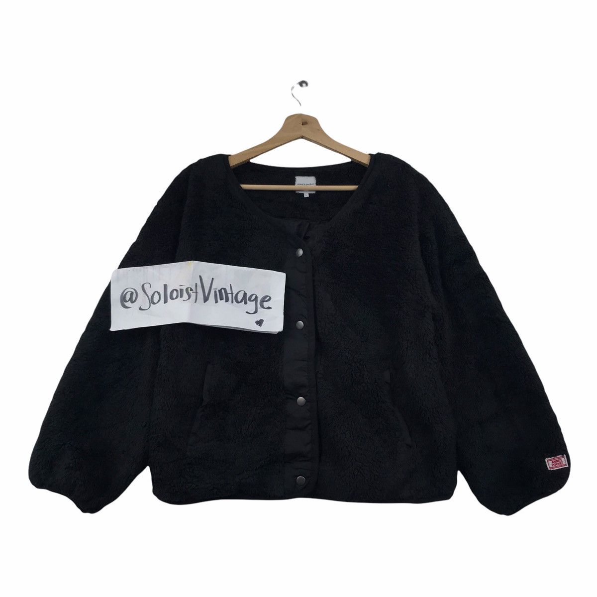 Vintage ANNE’S POCKET New Standard Wear Sherpa Fur Fleece Jacket Size US L / EU 52-54 / 3 - 1 Thumbnail